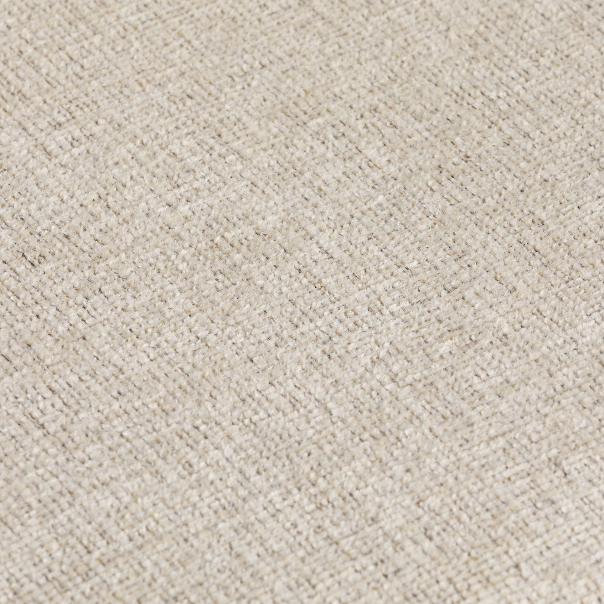 Nord Neutral Fabric Dining Chair, Rubber Wood, Dark Finish and Encore