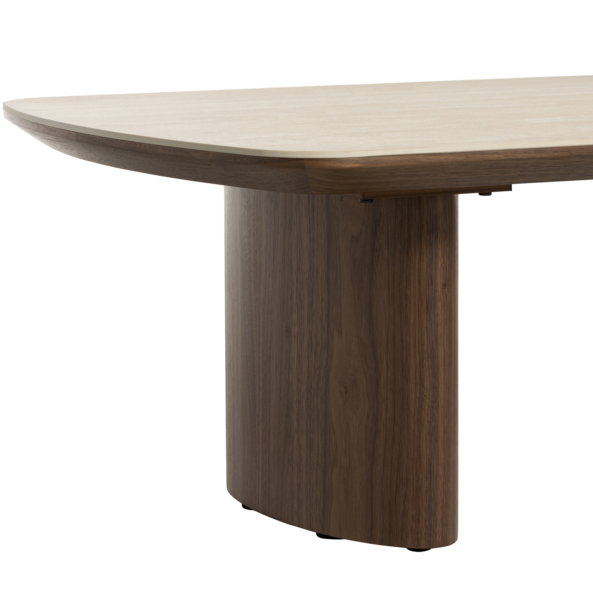 Sumida Ceramic Topped Coffee Table, Walnut