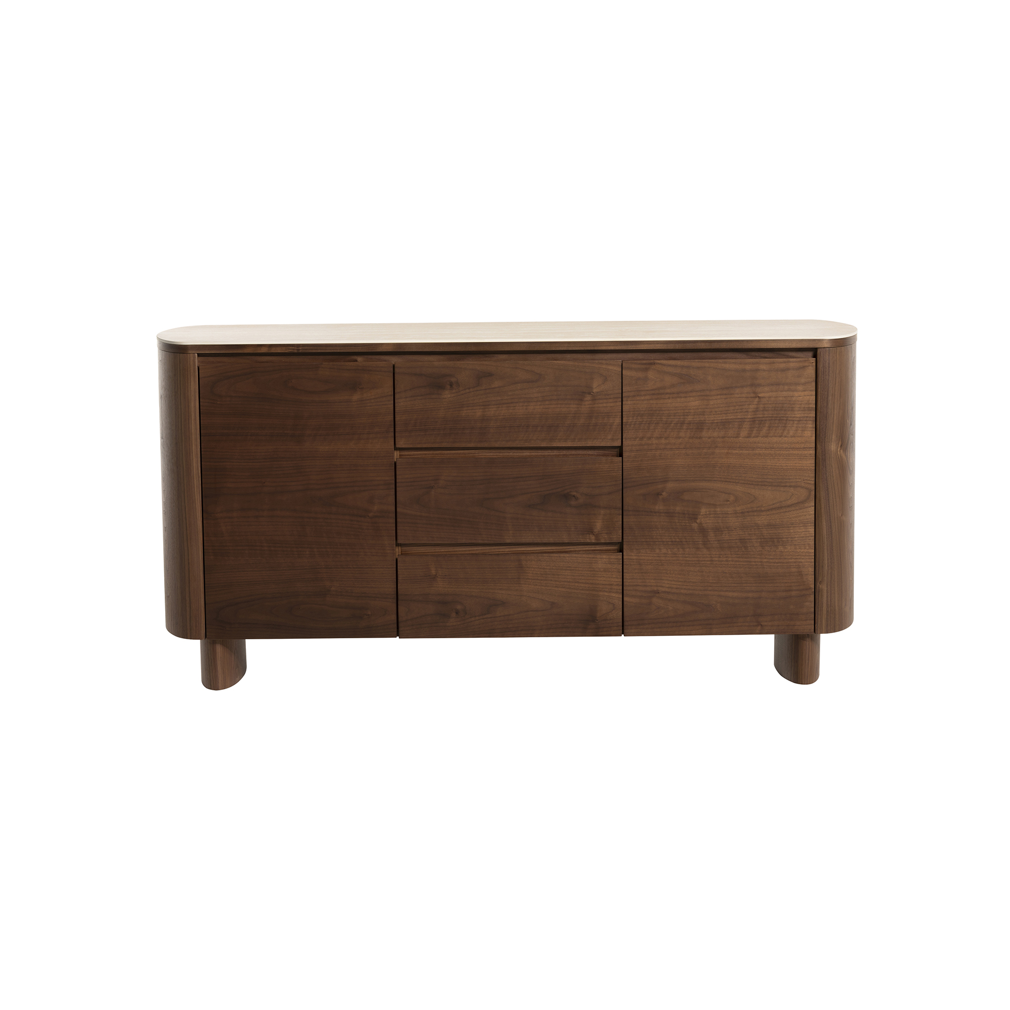 Sumida Ceramic Topped Sideboard, Walnut