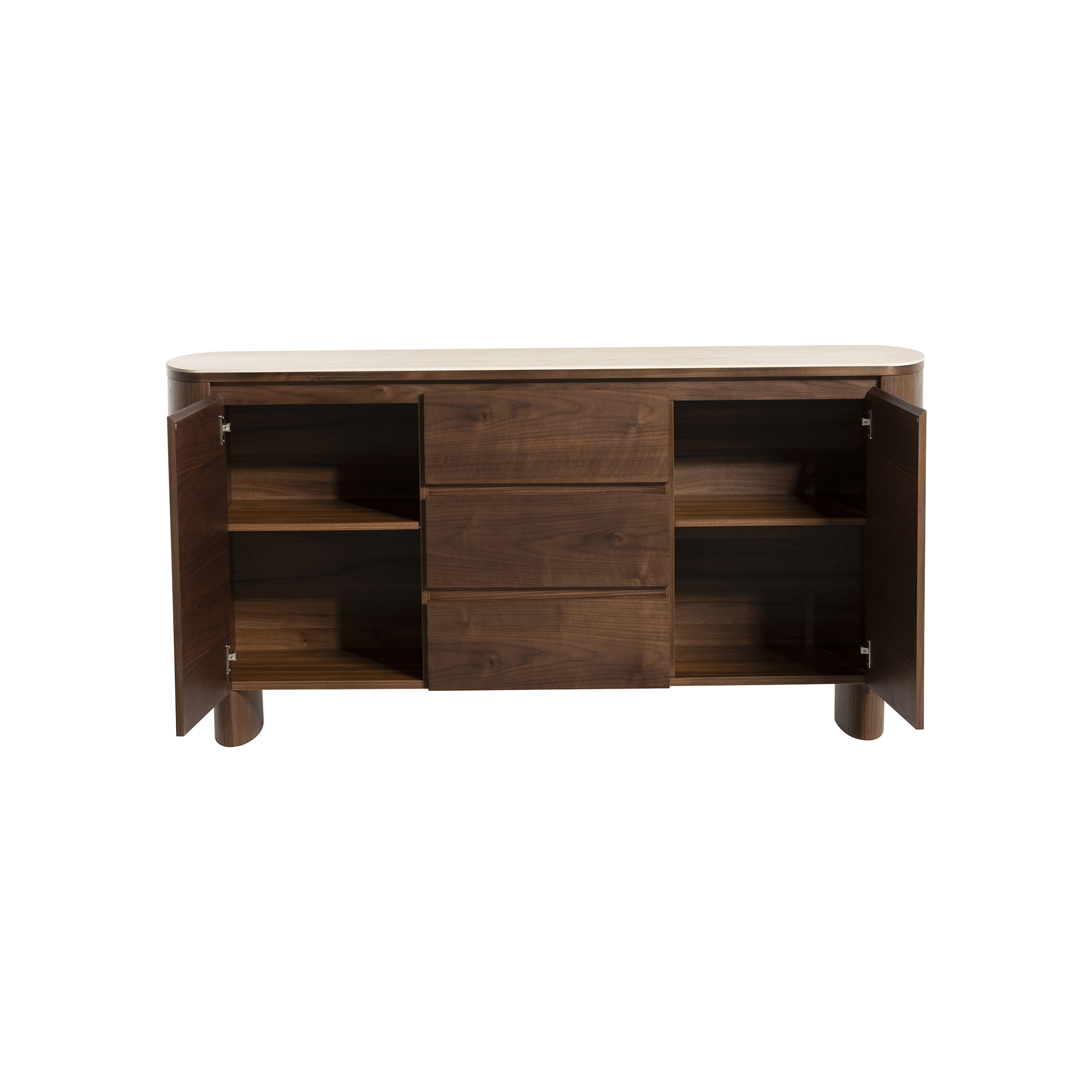 Sumida Ceramic Topped Sideboard, Walnut