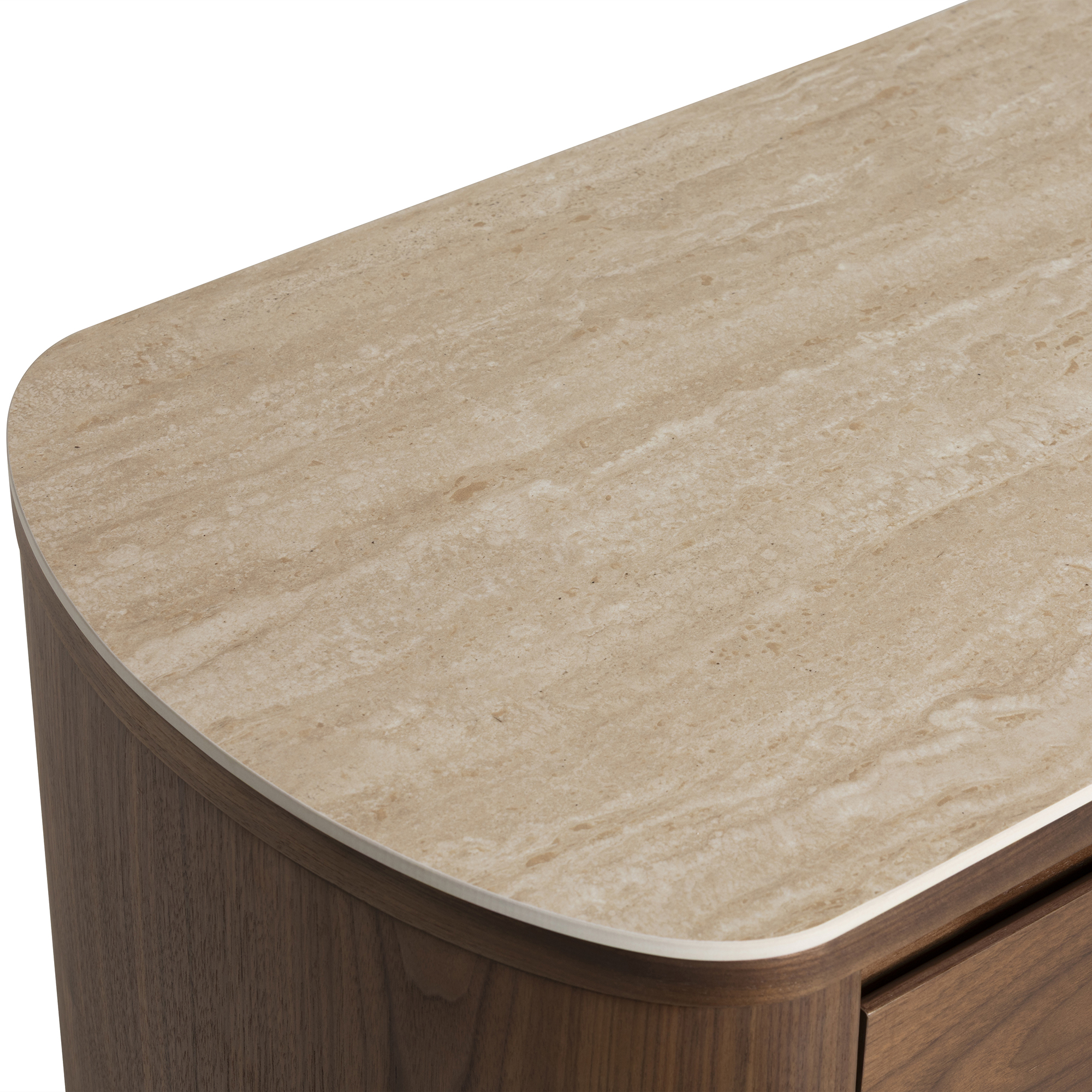 Sumida Ceramic Topped Sideboard, Walnut