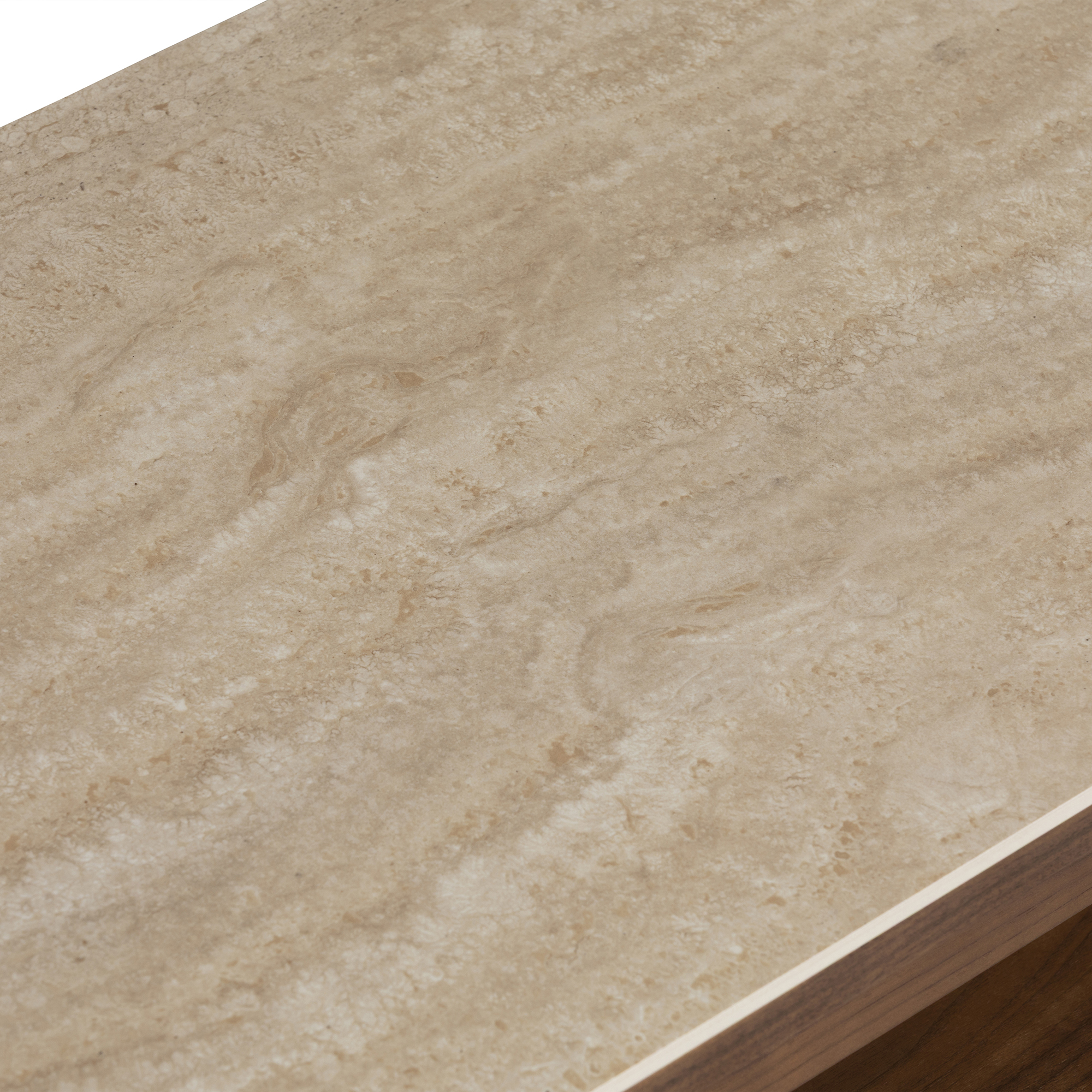 Sumida Ceramic Topped TV Unit, Natural Walnut Veneer