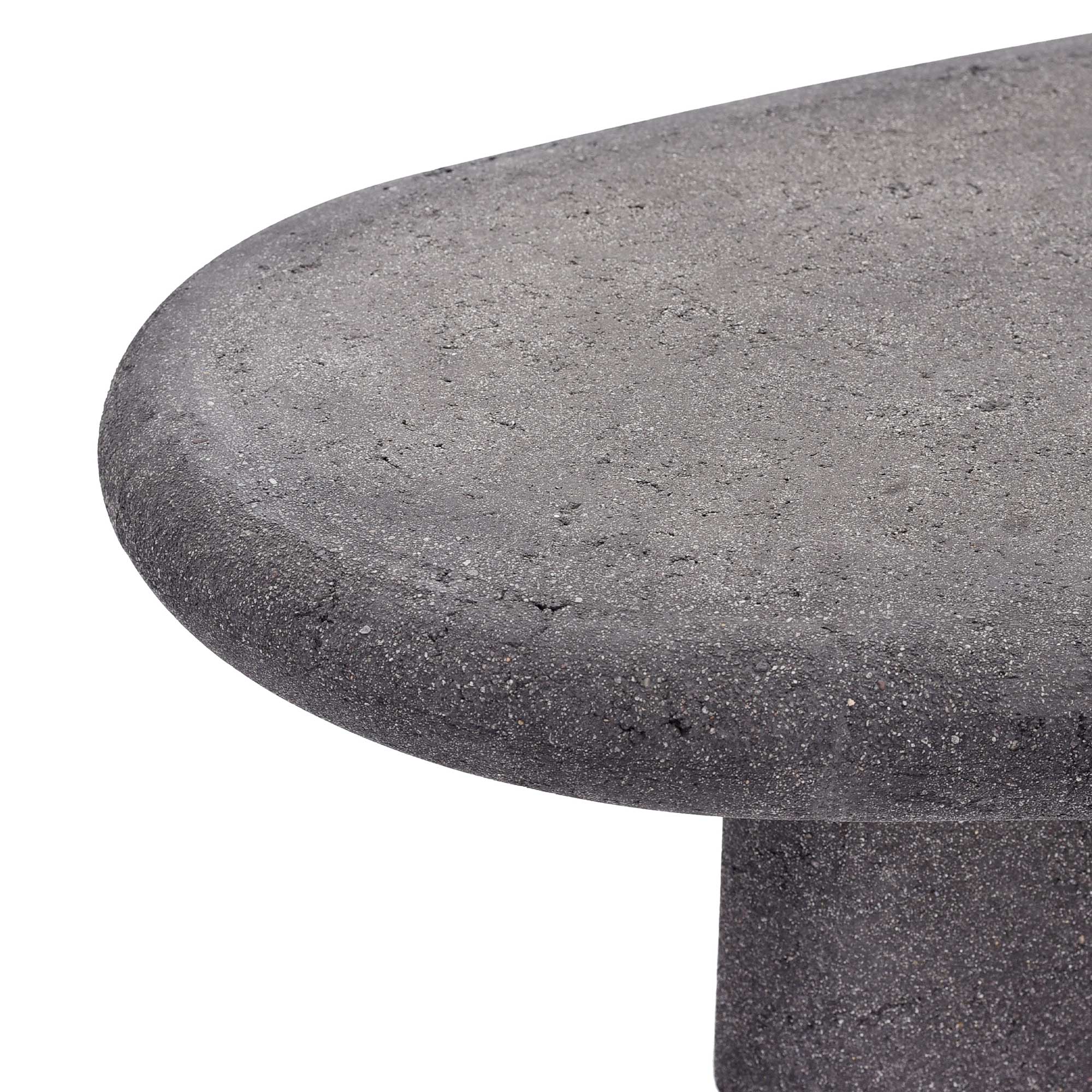 Phuket Black Concrete Garden Coffee Table