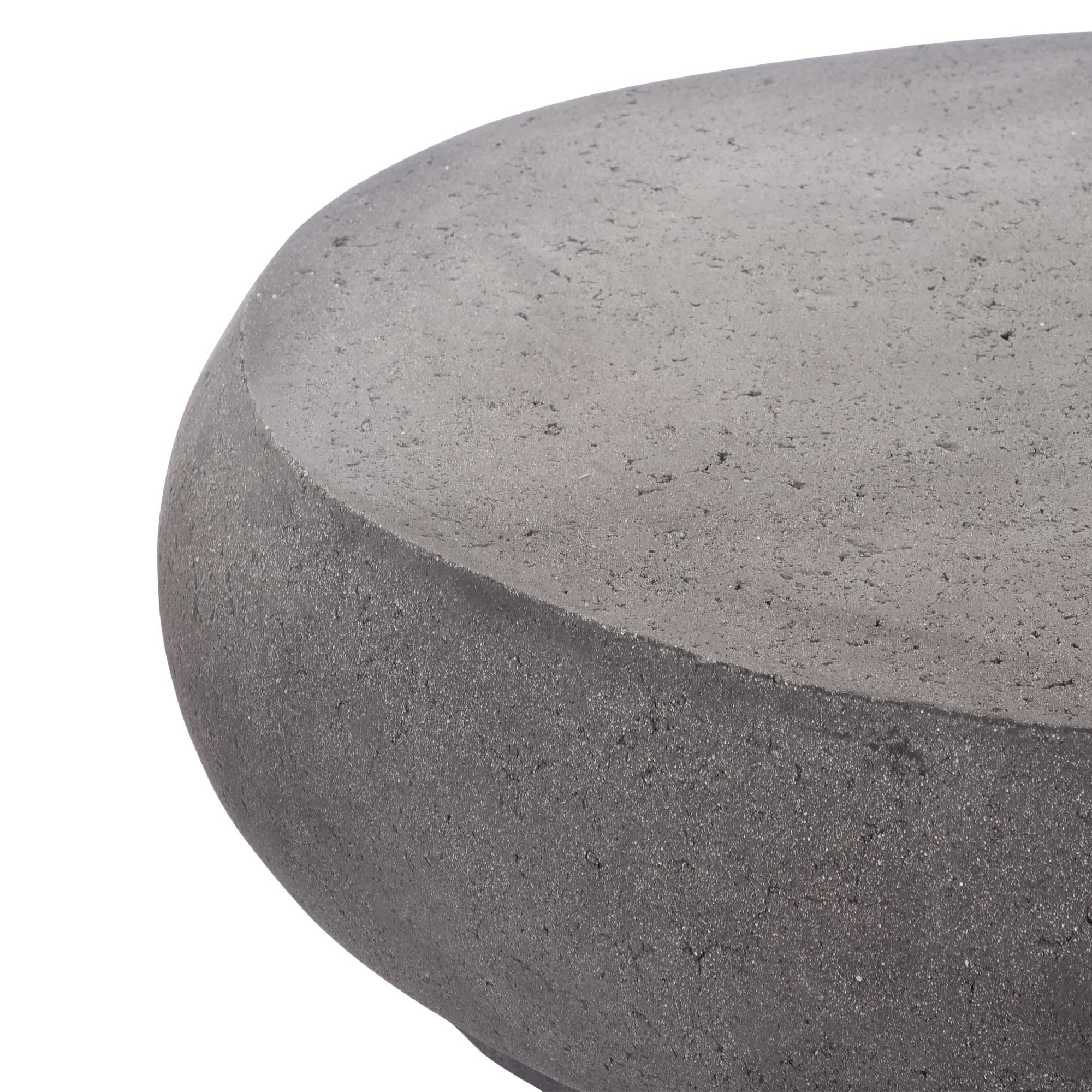 Ubud Black Concrete Garden Coffee Table