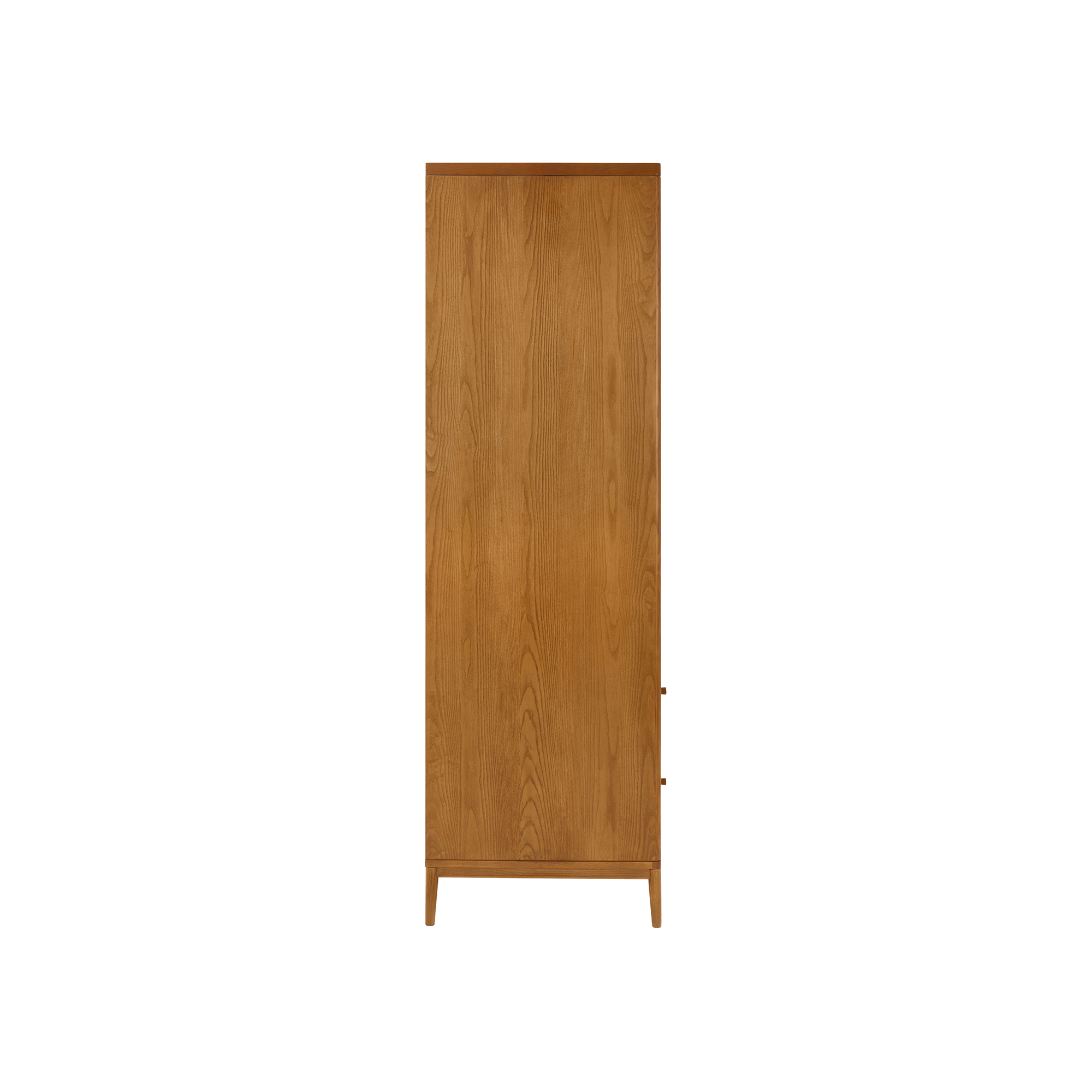 Salina Vintage Ash 2 Door Wardrobe , Ash Wood