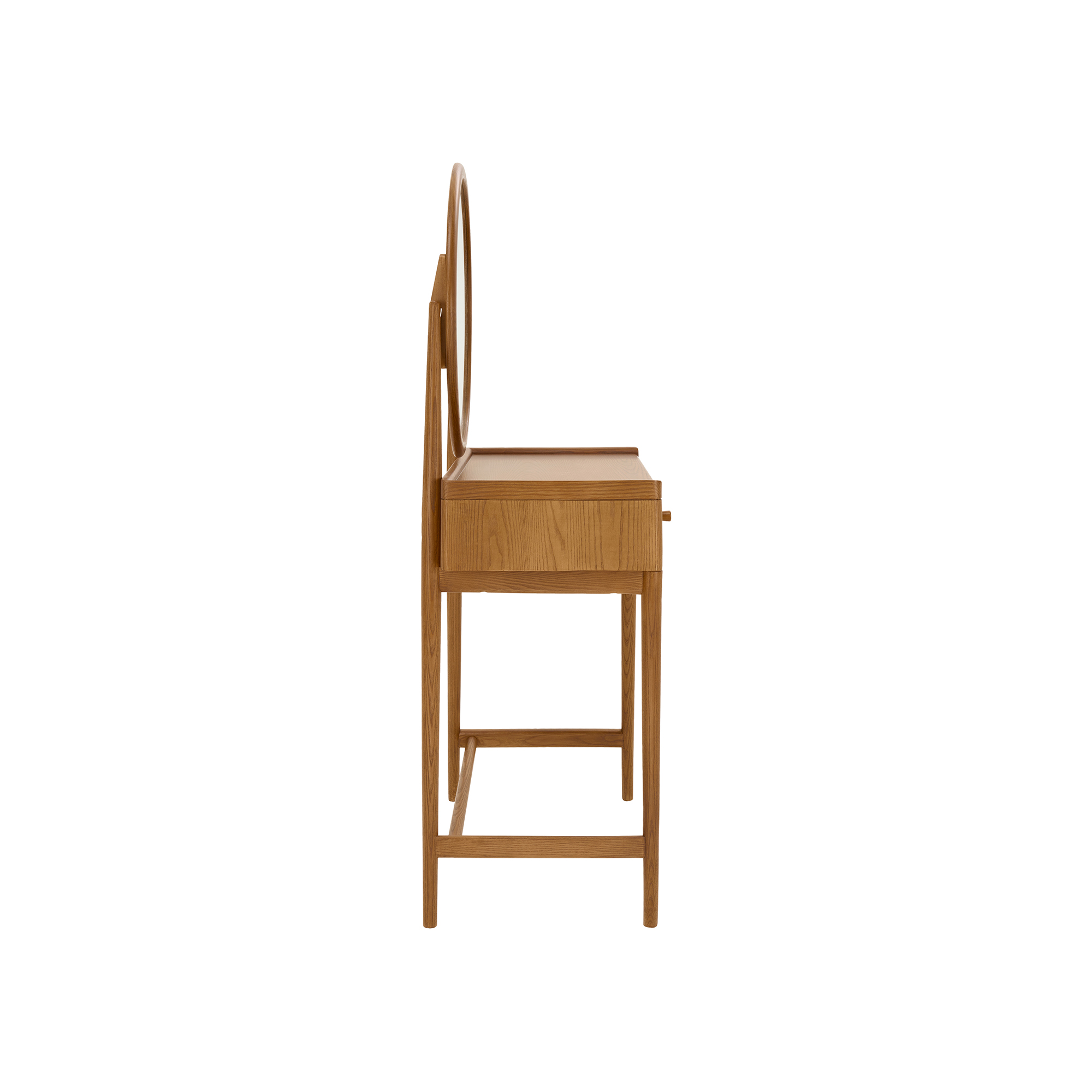Salina Vintage Ash Dressing Table , Ash Wood