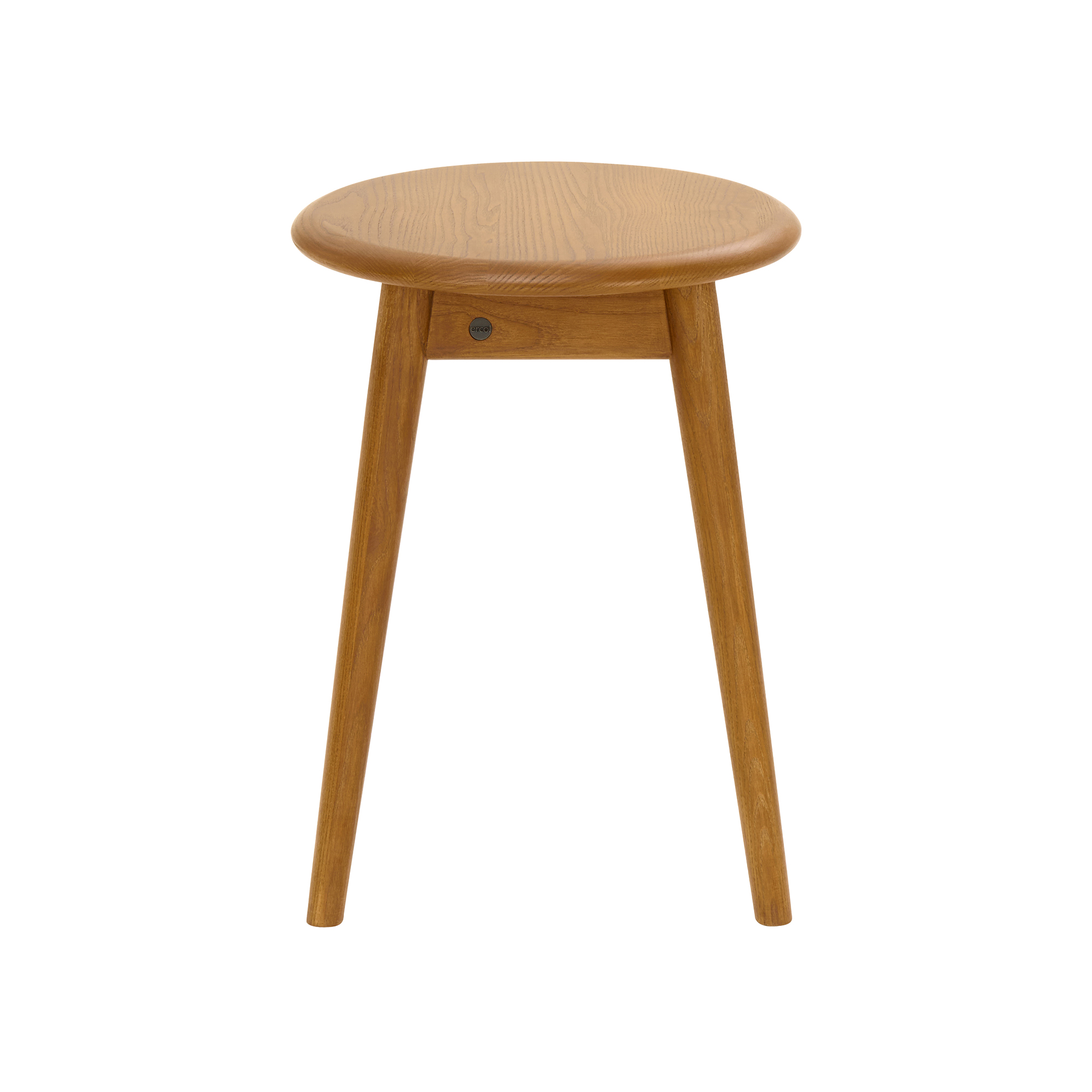 Salina Vintage Ash Dressing Table Stool , Ash Wood.