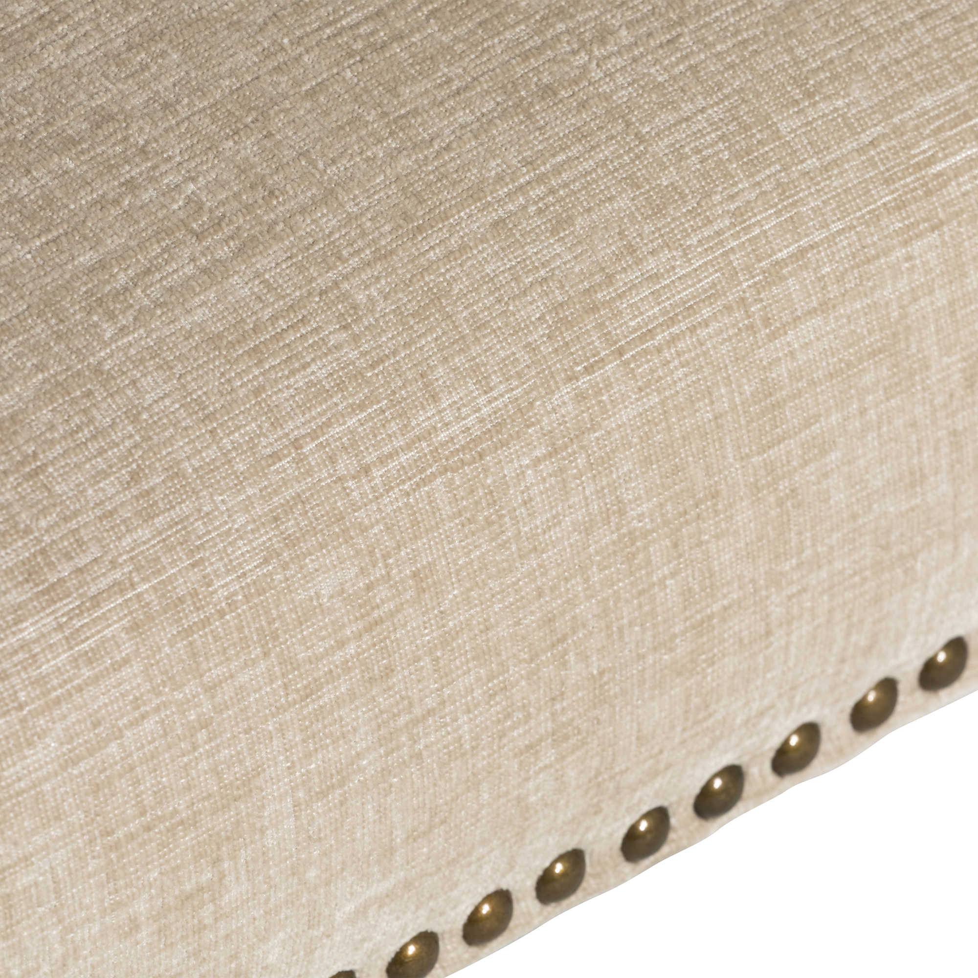 Gable Neutral Fabric Dining Chair with Dark Legs