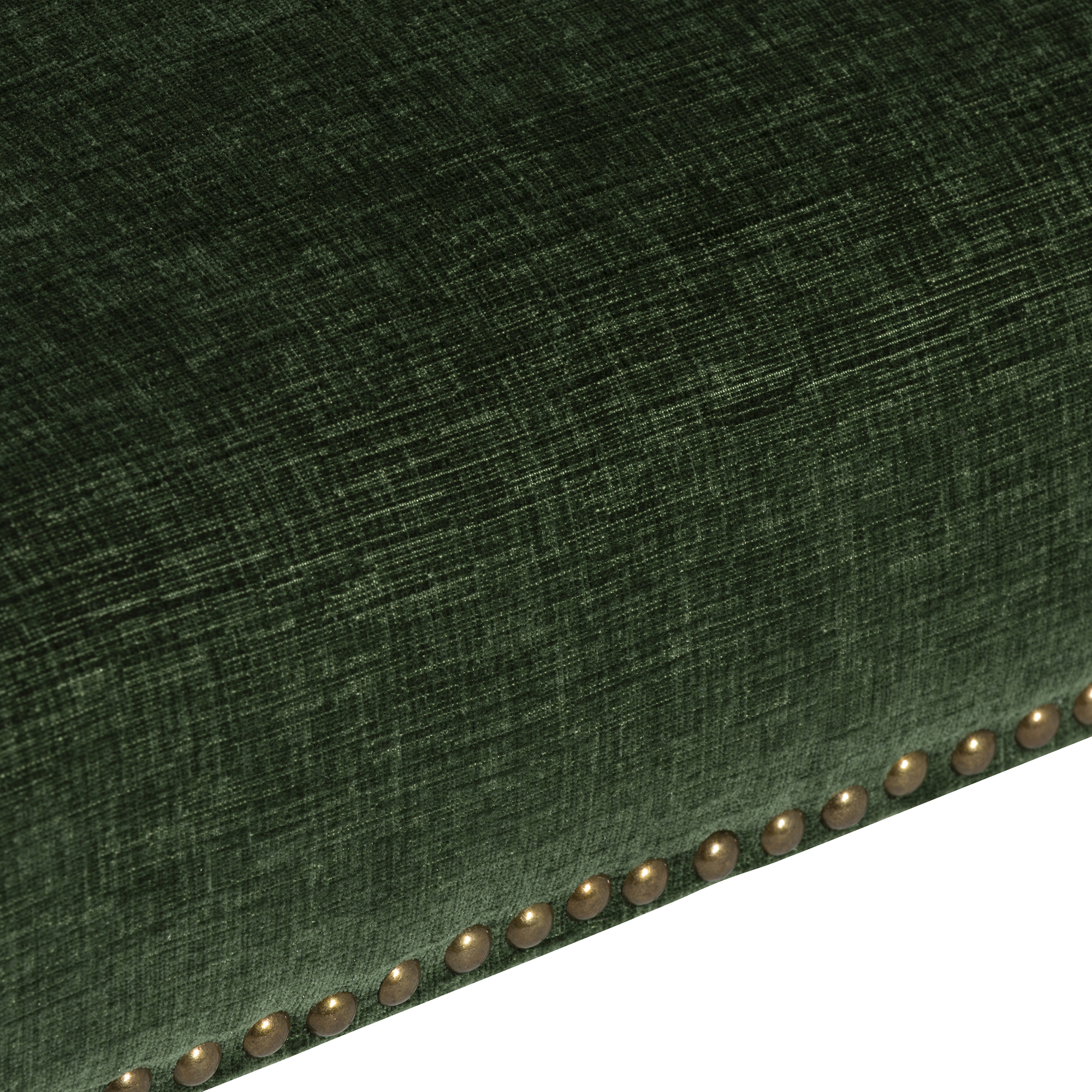 Gable Green Fabric Dining Chair with Dark Legs