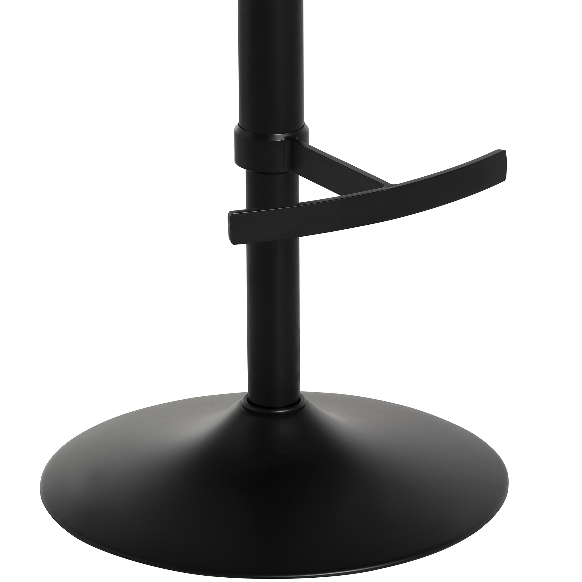 Odine Corduroy Swivel Bar Stool, Fabric Green, Piping Green, Frame In Black