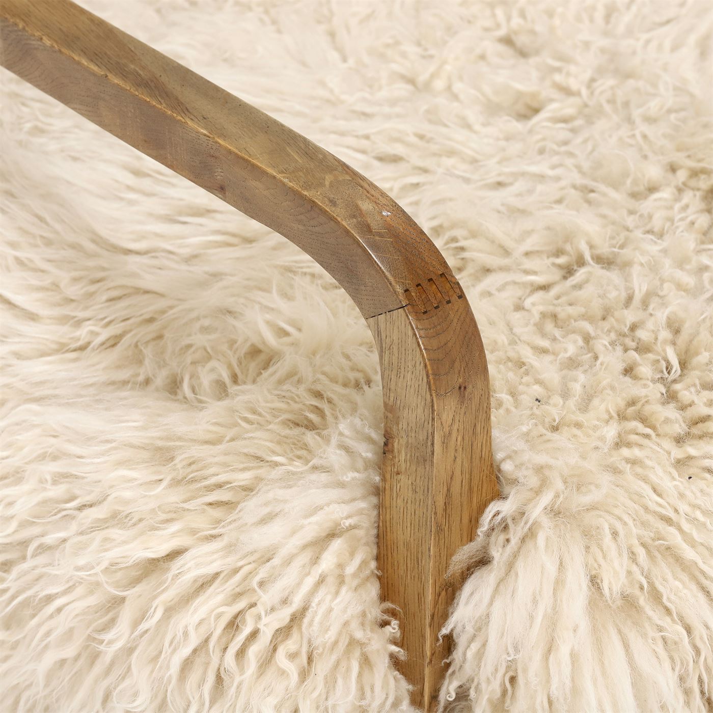 Cabana Chair - Yeti Beige and Weathered Oak