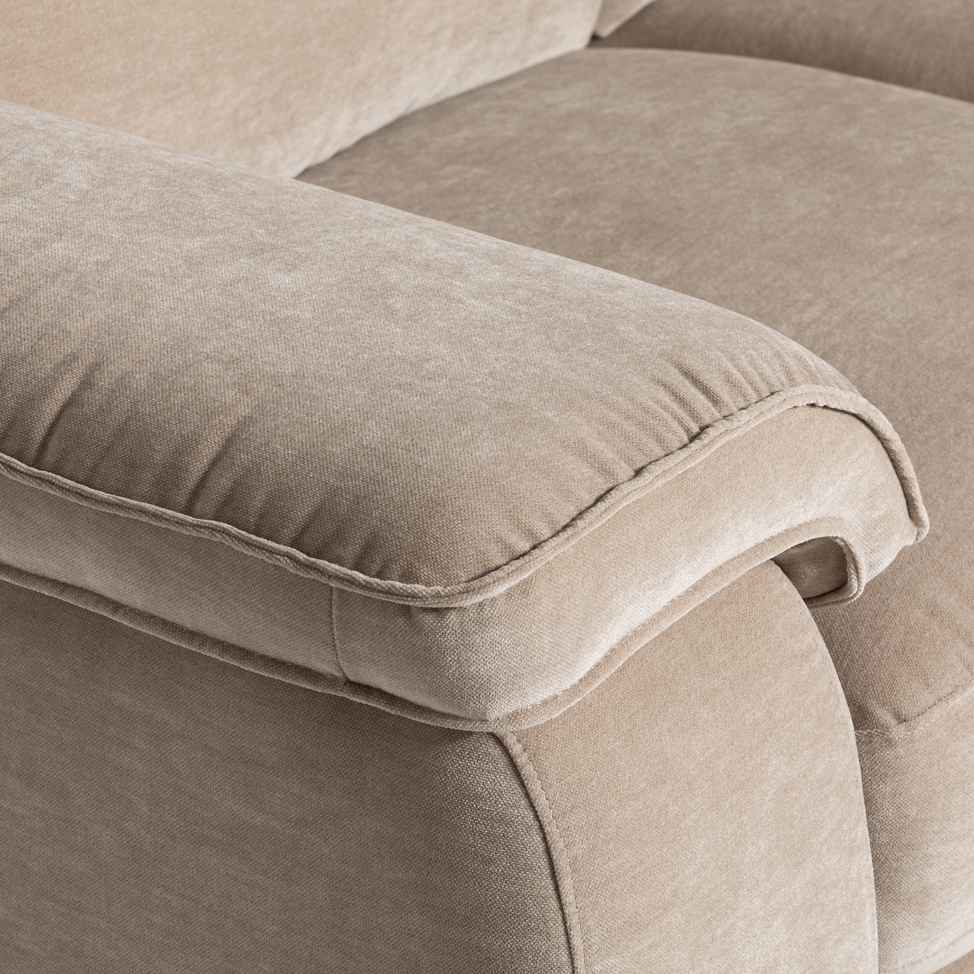 Arno 2 Seater Sofa - FAB-CAN-170 (Mushroom)