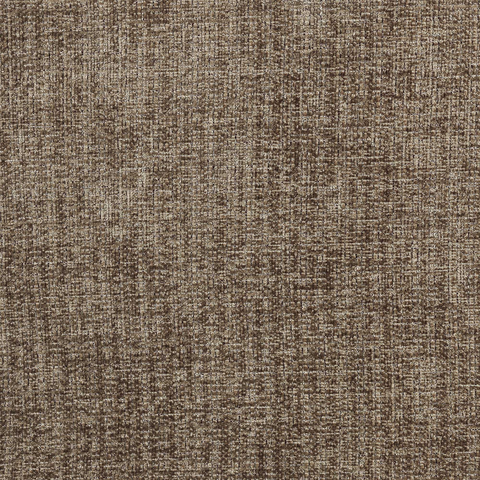 Taunton Brown Leather Snuggle Chair with Fabric Seat Cushion, In Roaming Valley body, Antique Brass Studs