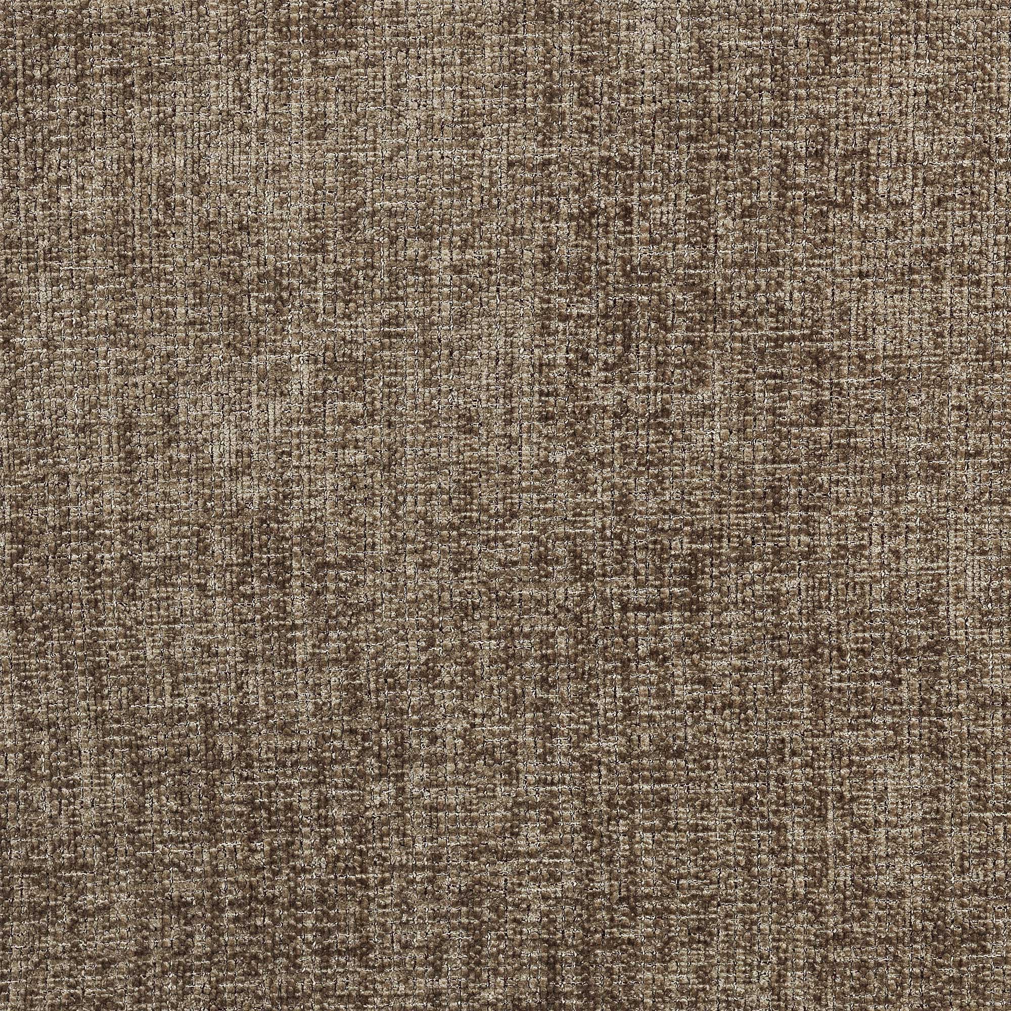 Taunton Brown Leather 3.5 Seater Sofa with Fabric Seat Cushions, In Roaming Valley body, Antique Brass Studs