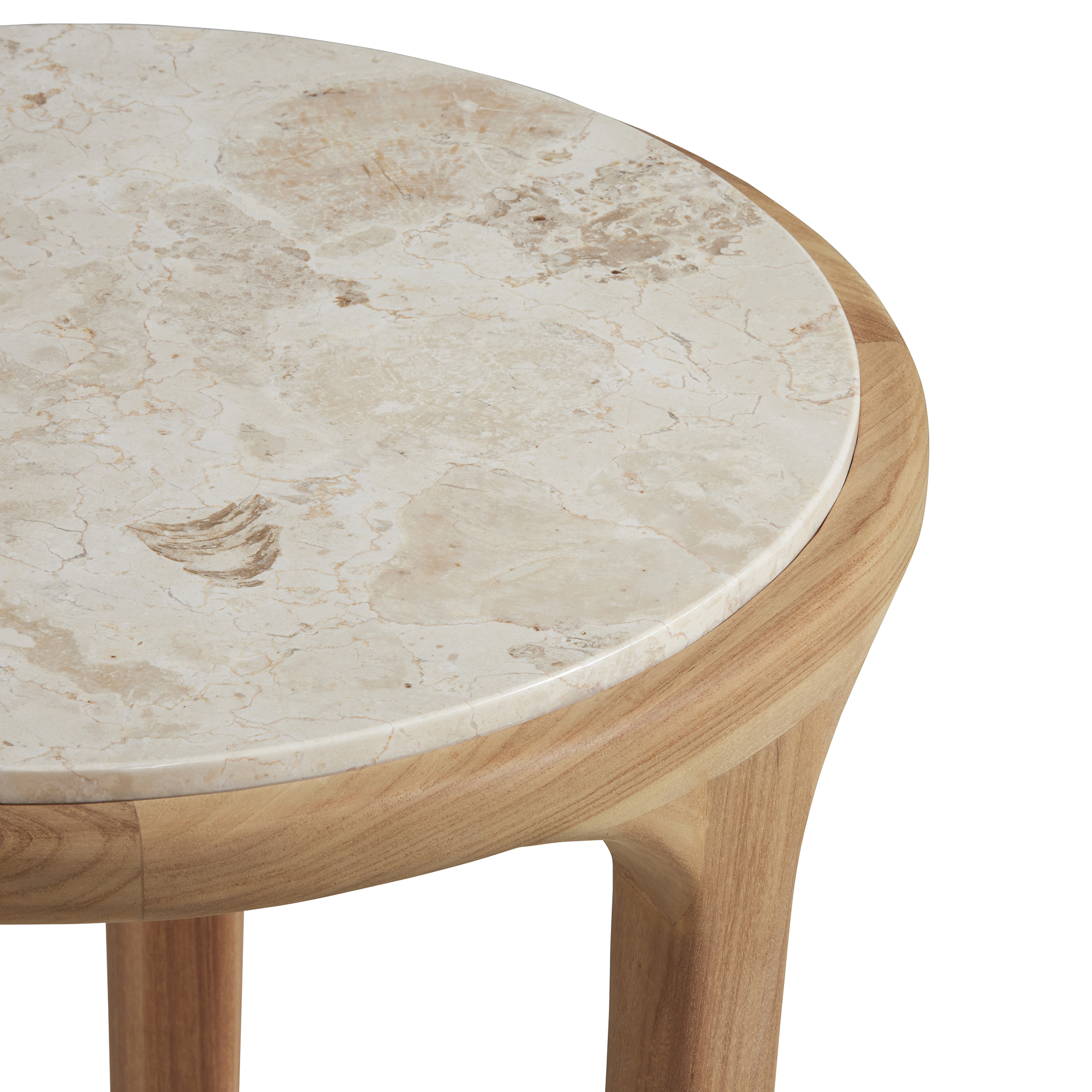 Terza Side Table - Marble Top