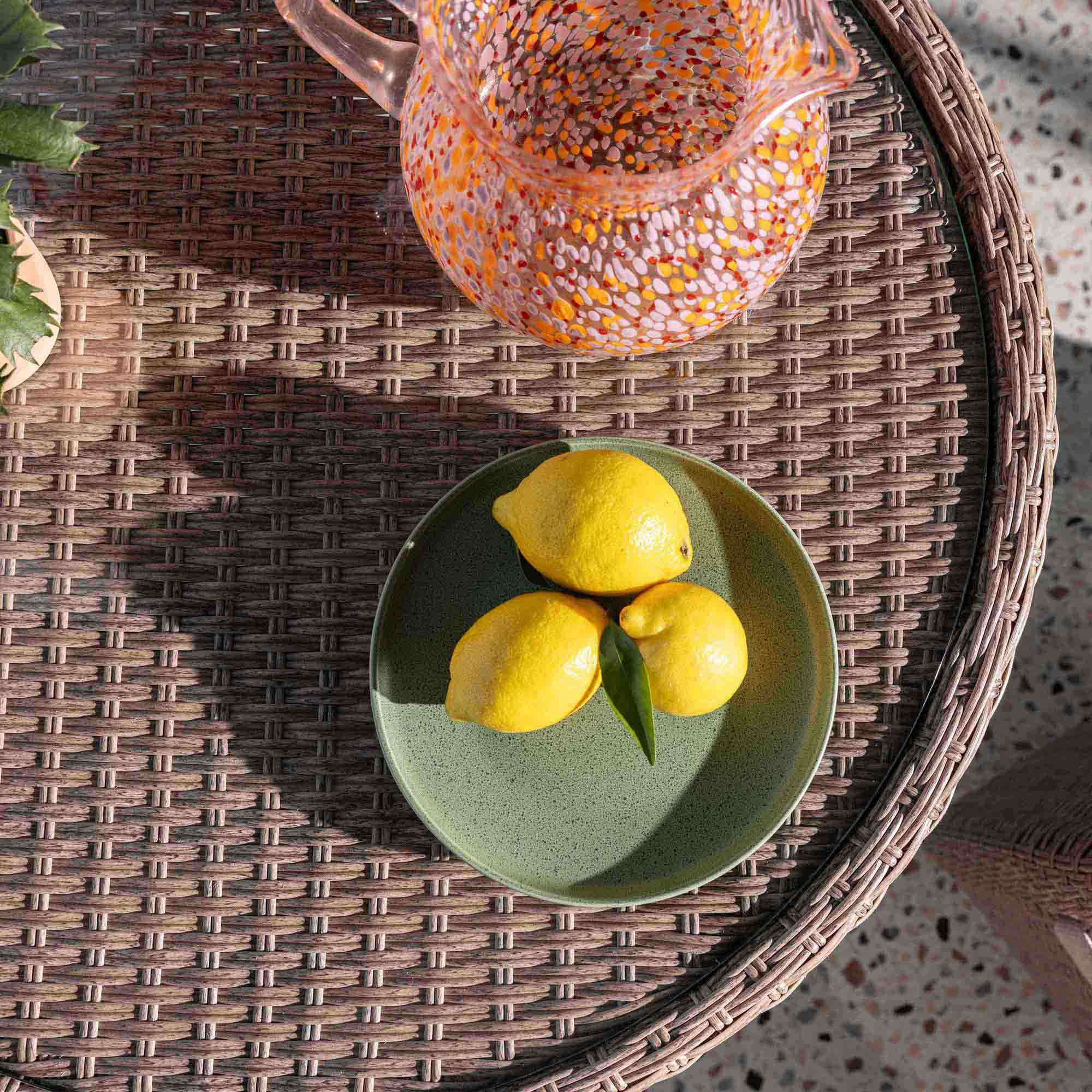 Lazise 2 Seater Garden Wicker Bistro Set