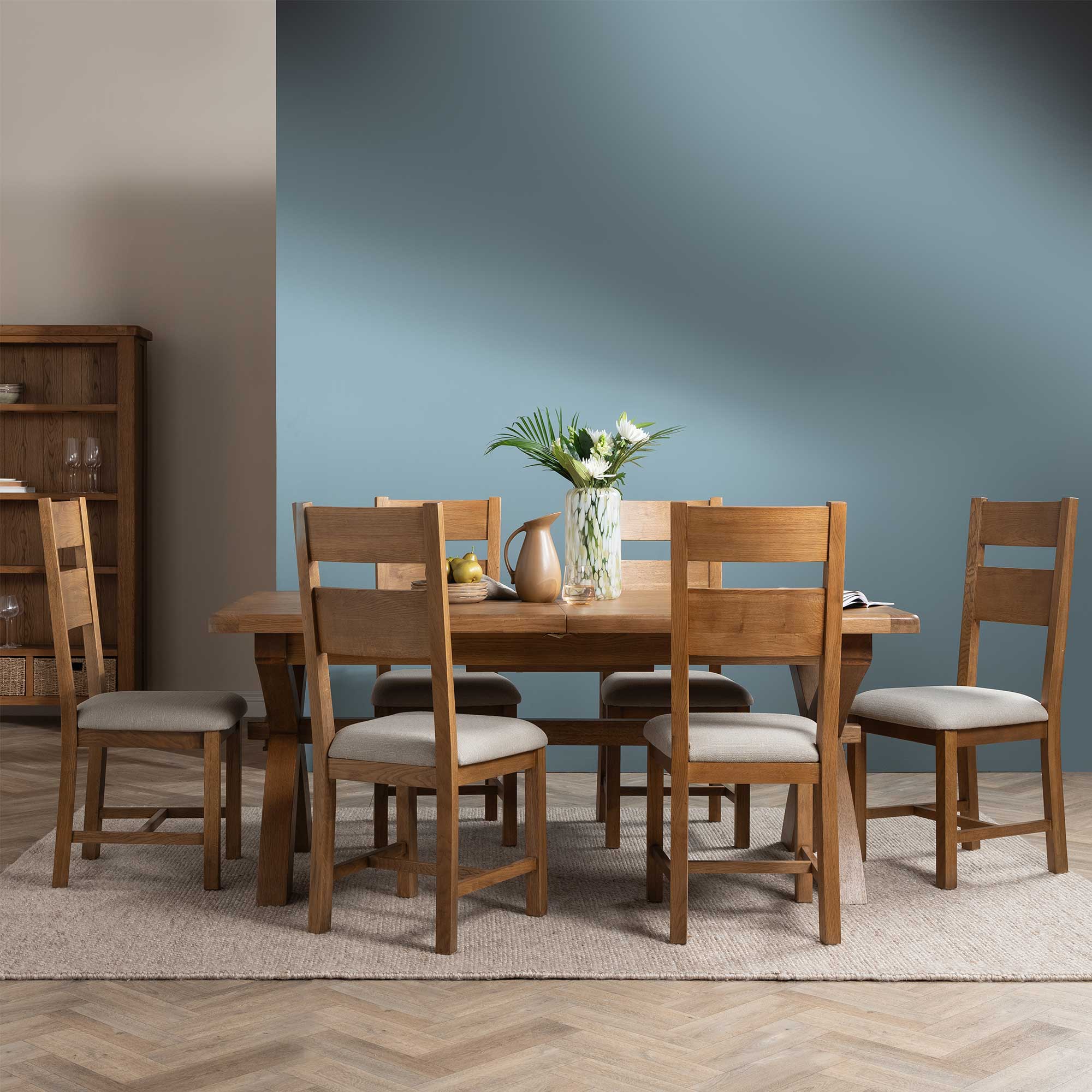 Raithwaite Rustic Solid Oak Dining Chair