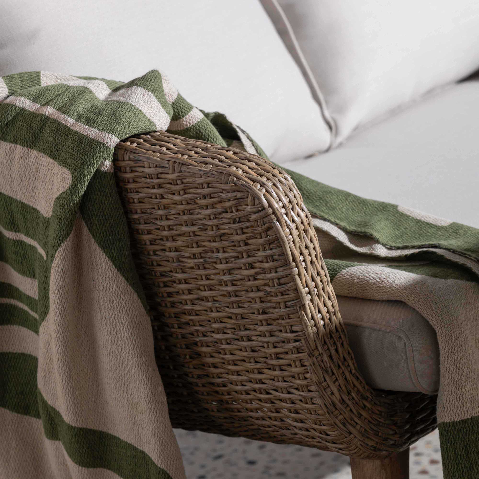 Sirmione 8 Seater Wicker and Wood Garden Corner Dining Set