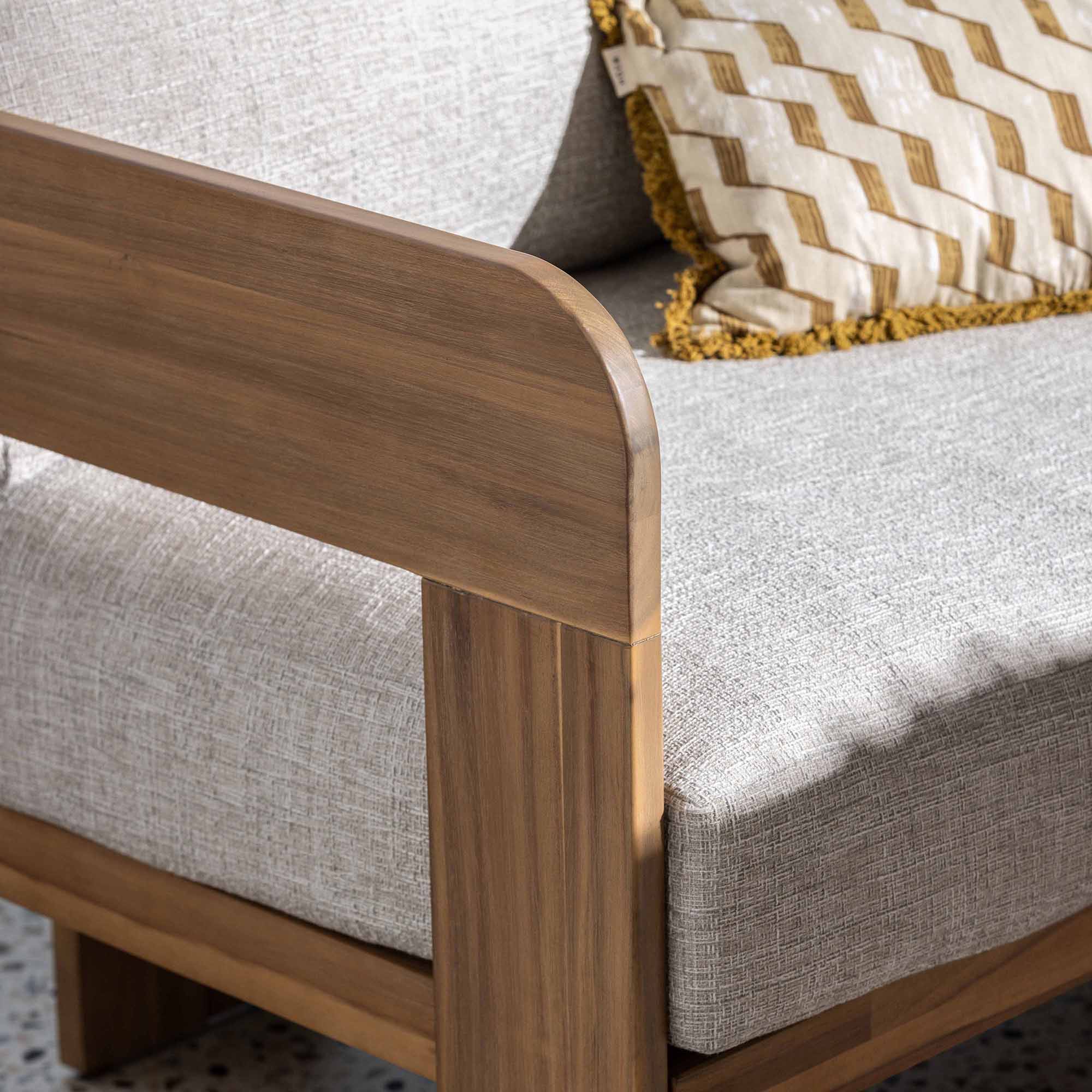 Tignale 8 Seater Acacia Wood Garden Corner Dining Set