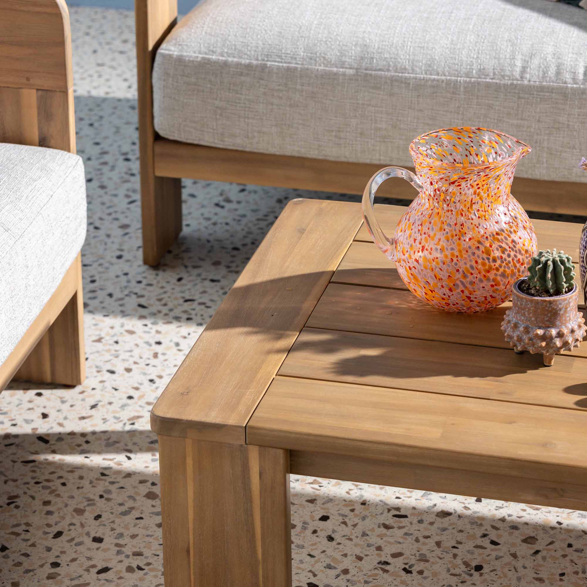 Tignale 5 Seater Garden Acacia Wood Lounge Set