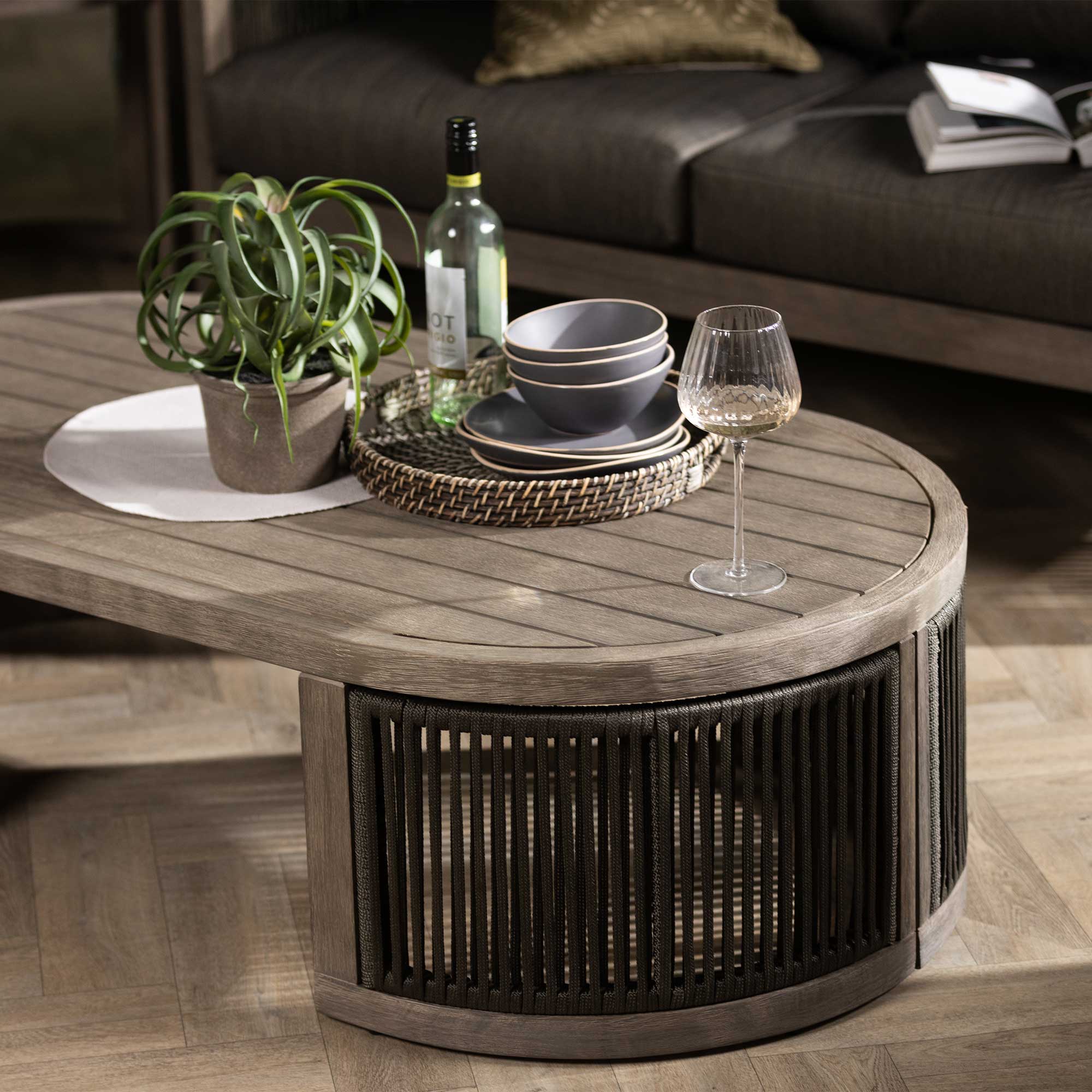 Tonga Grey Garden Lounge Set