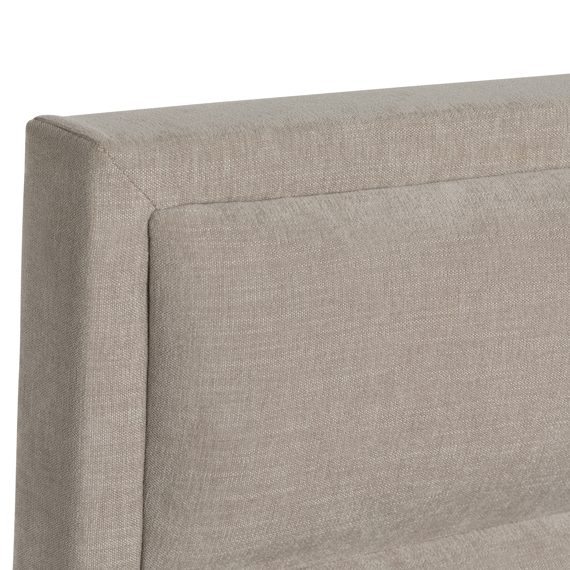 Rothbury Neutral Fabric Double Ottoman Bed Frame, Mandarin Biscuit