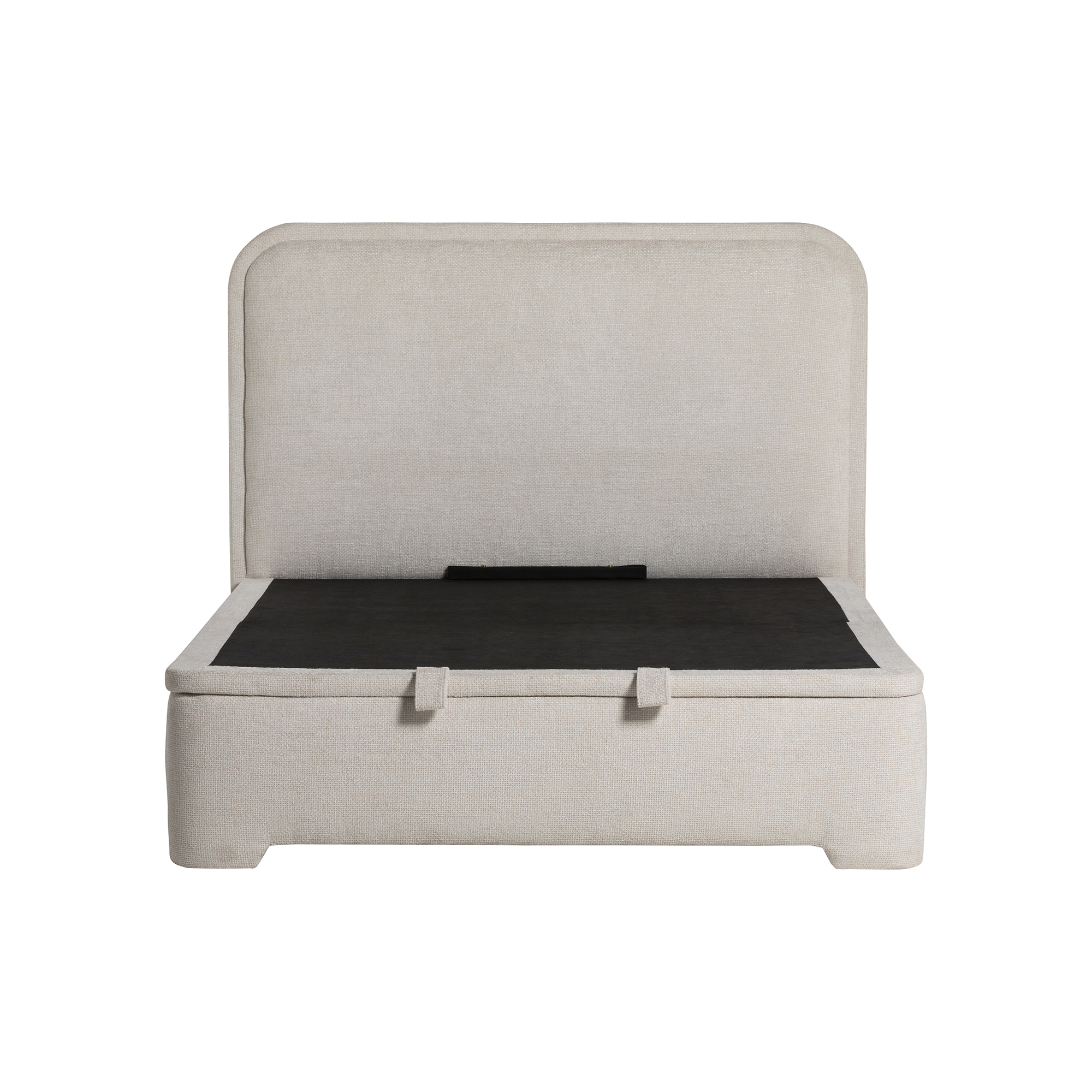 Tilbury Neutral Fabric Super King Ottoman Bed Frame, Oslo Ivory
