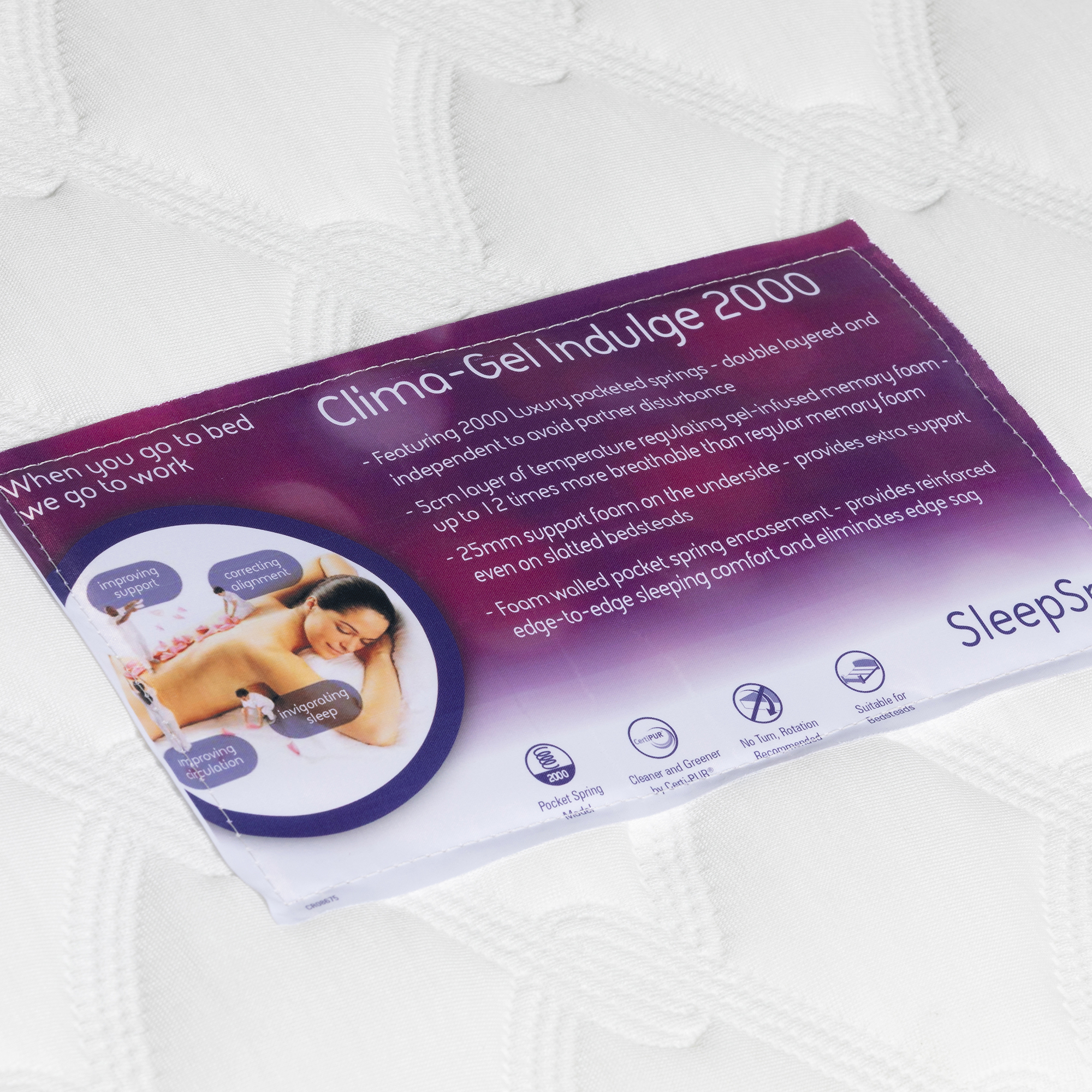 Indulge 2000 Mattress 180x200cm