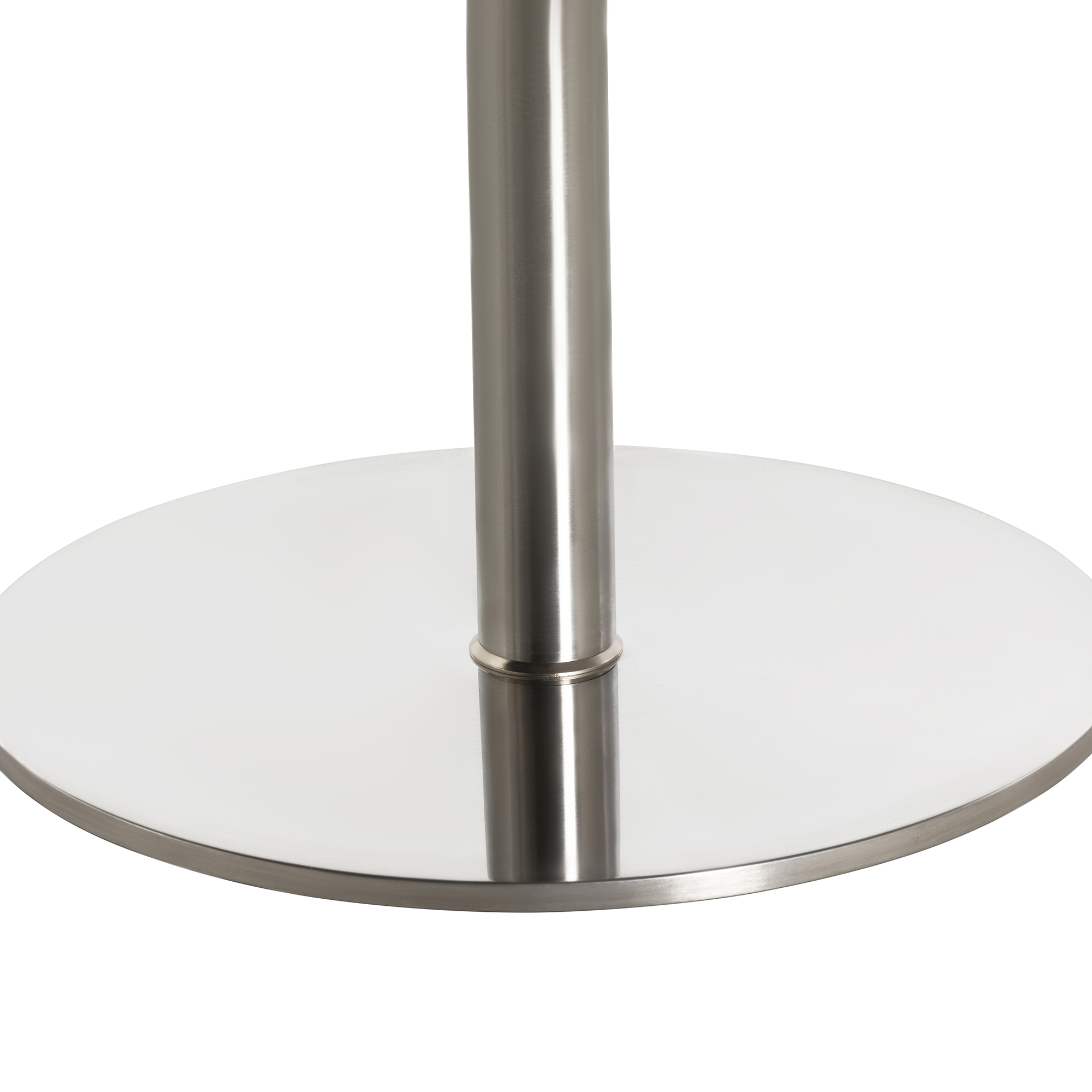 Albion Barstool - PU 21 Beige Grey + Stainless Steel Base