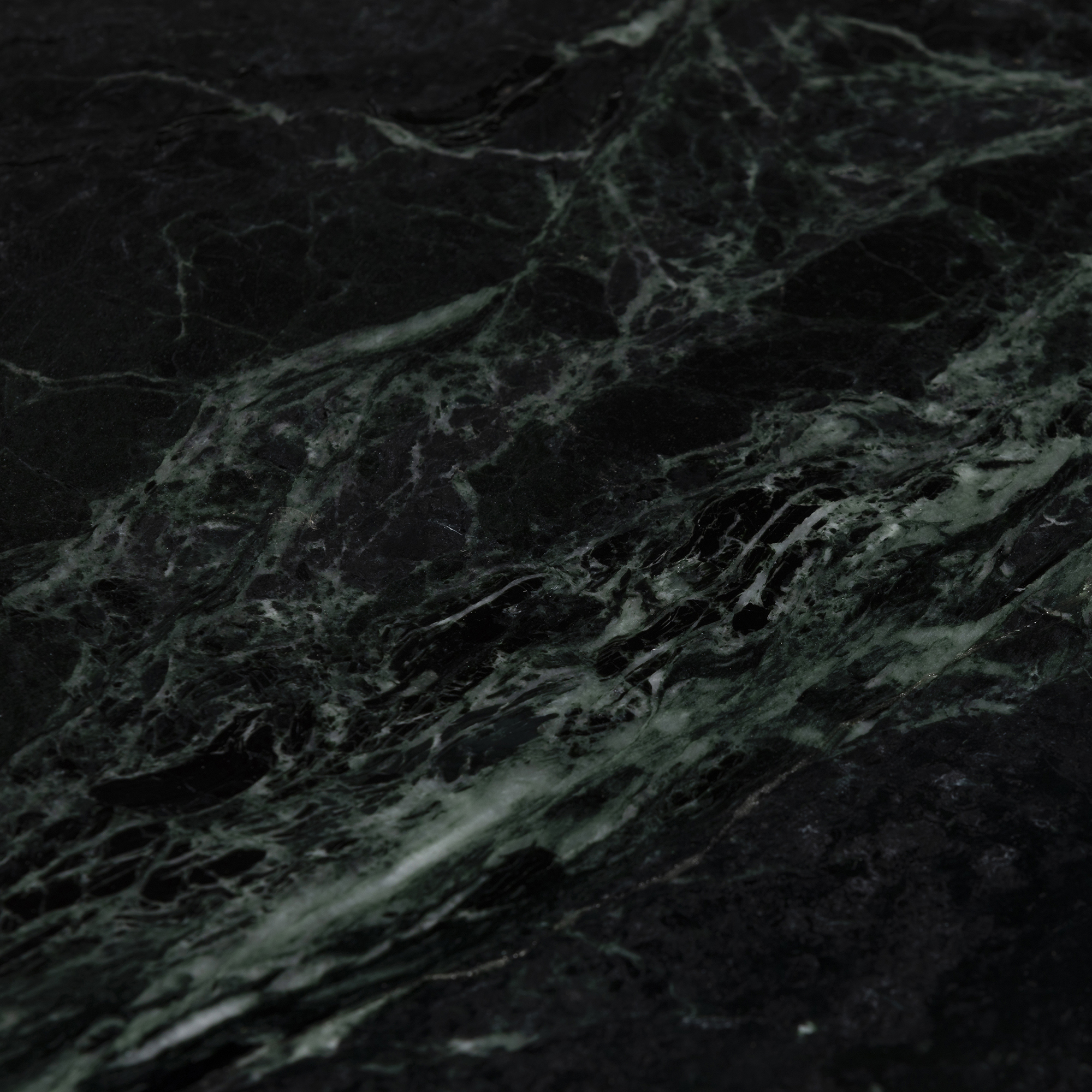 Tigris 2 Drawer Bedside Table - Green Marble Top