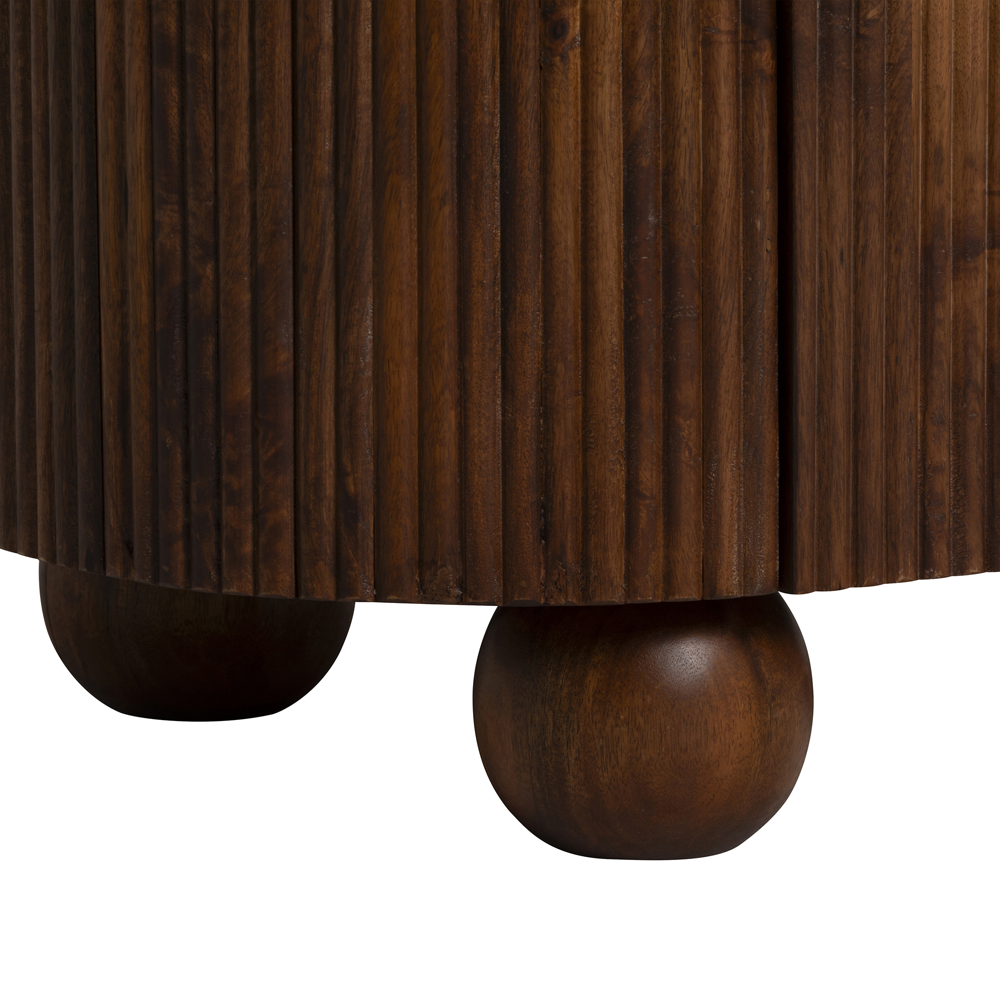 Tasso 6 Drawer Chest of Drawers - White Marble Top with Mango Wood