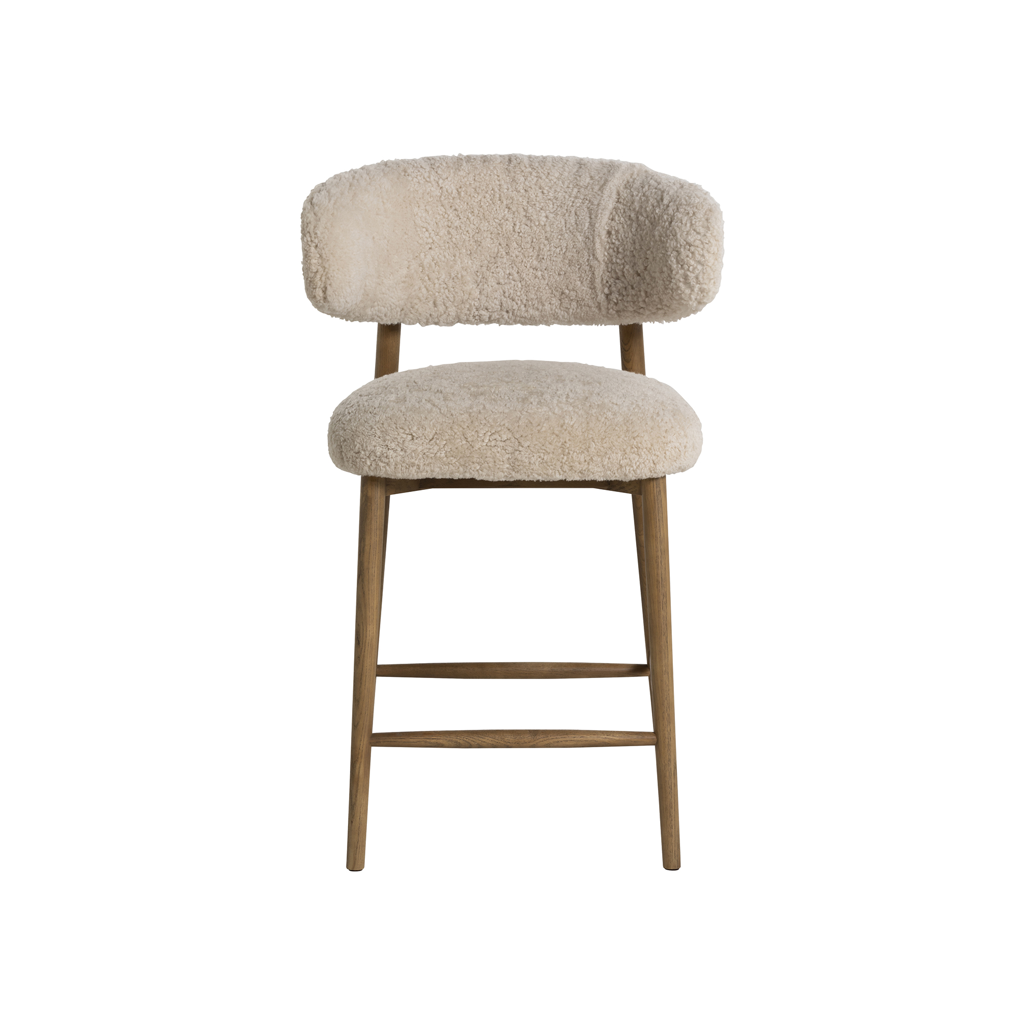 Lorna Counter Stool - PJ451 cream and PJF074 wood
