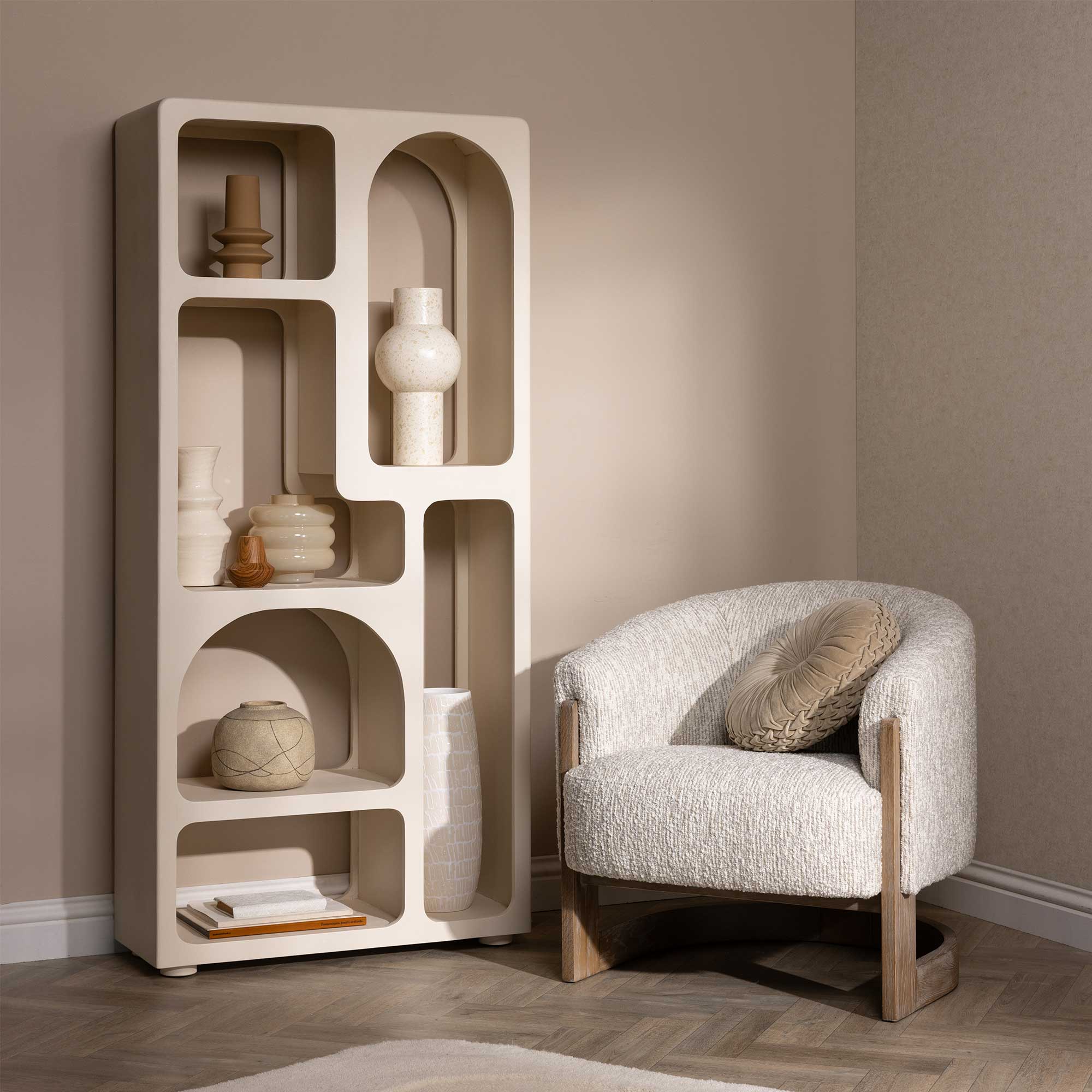 Talbot Armchair - PJ823 Cream and PJF075 Legs