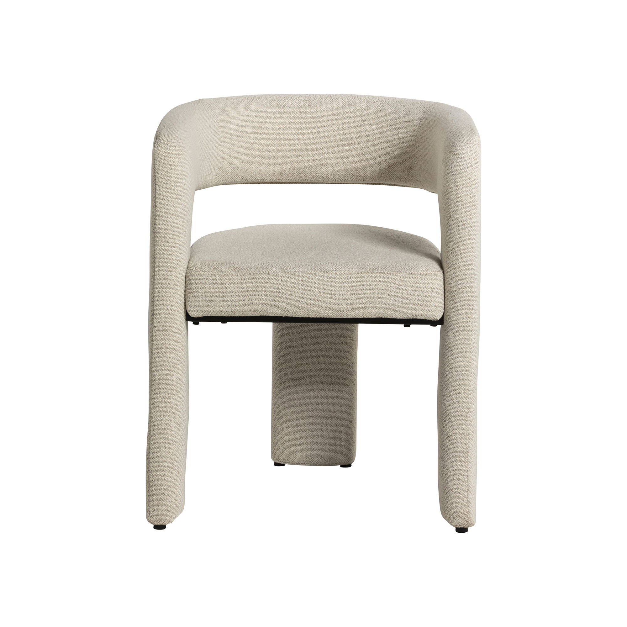Koda Dining Chair - In White Fabric