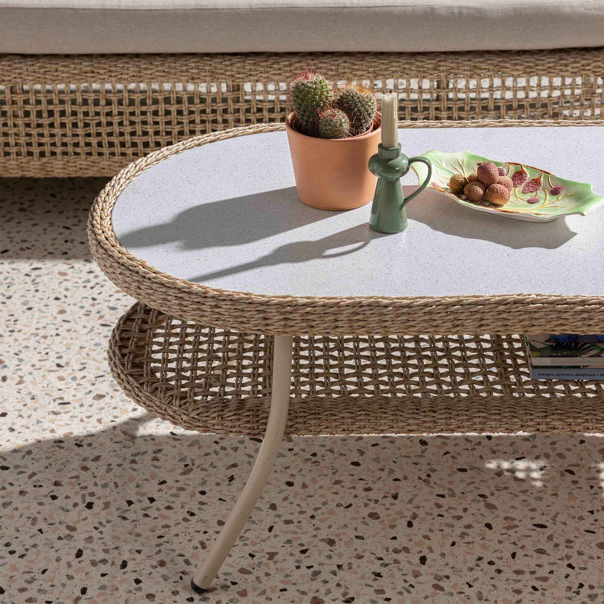 Bellano 5 Seater Wicker Garden Lounge Sofa Set