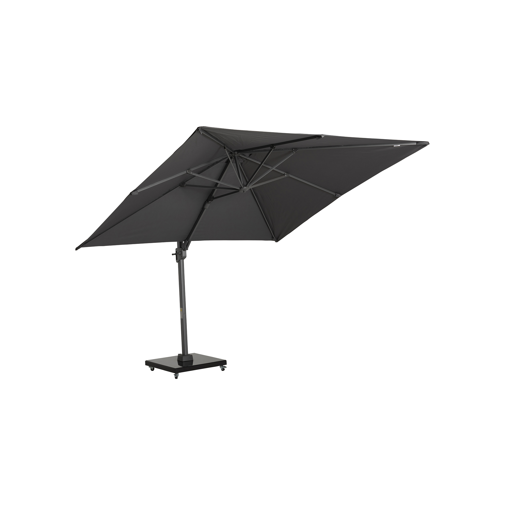 Reef Anthracite Grey 3M Parasol With Wheel Base and Protective Cover