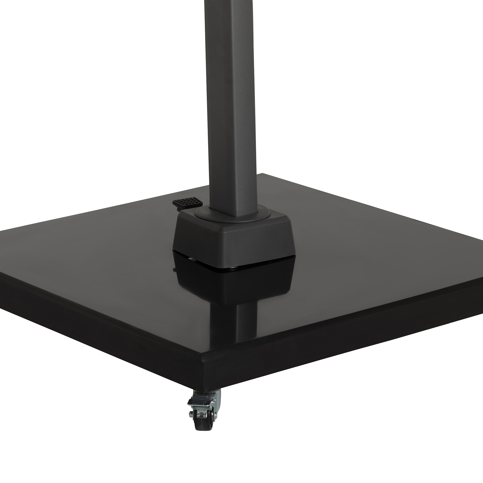 Reef Anthracite Grey 3M Parasol With Wheel Base and Protective Cover