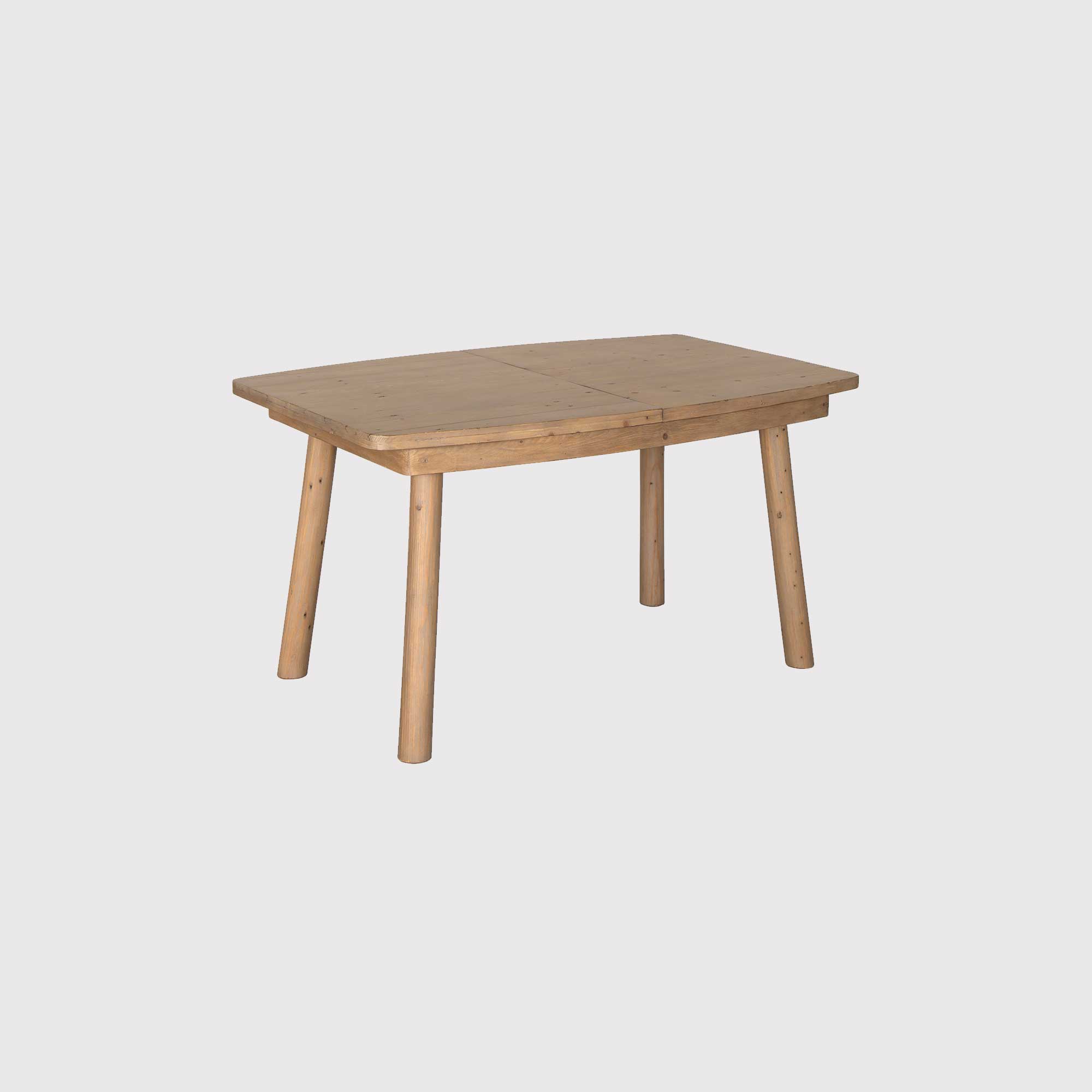 Lathan 140cm-190cm Reclaimed Wood Extending Dining Table, Seats 4-6