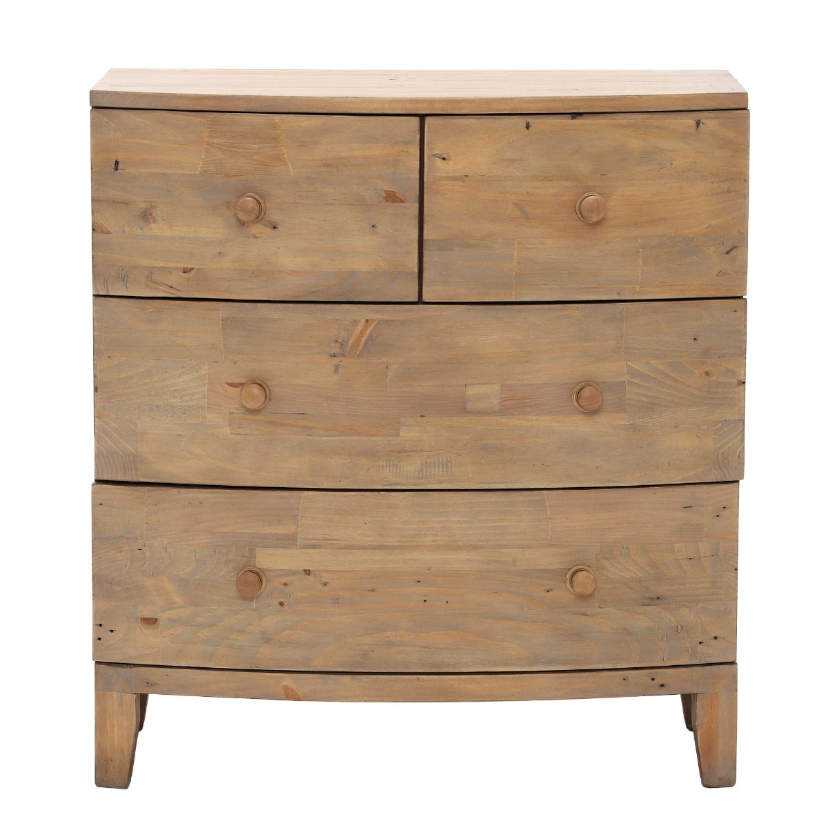 Lewes 4 Drawer Chest - Reclaimed Sundried Wheat Finish