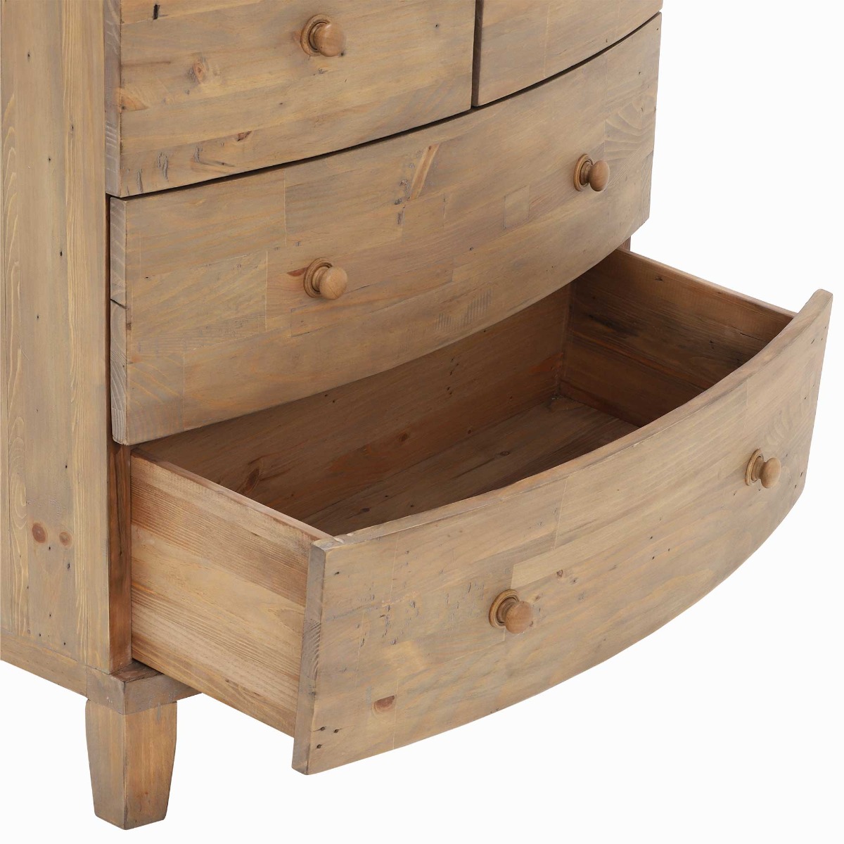 Lewes 4 Drawer Chest - Reclaimed Sundried Wheat Finish