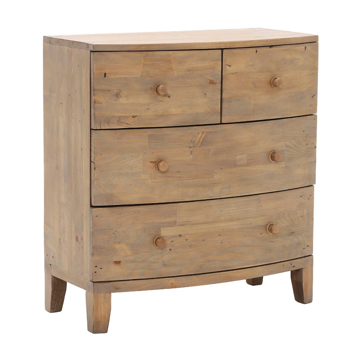 Lewes 4 Drawer Chest - Reclaimed Sundried Wheat Finish