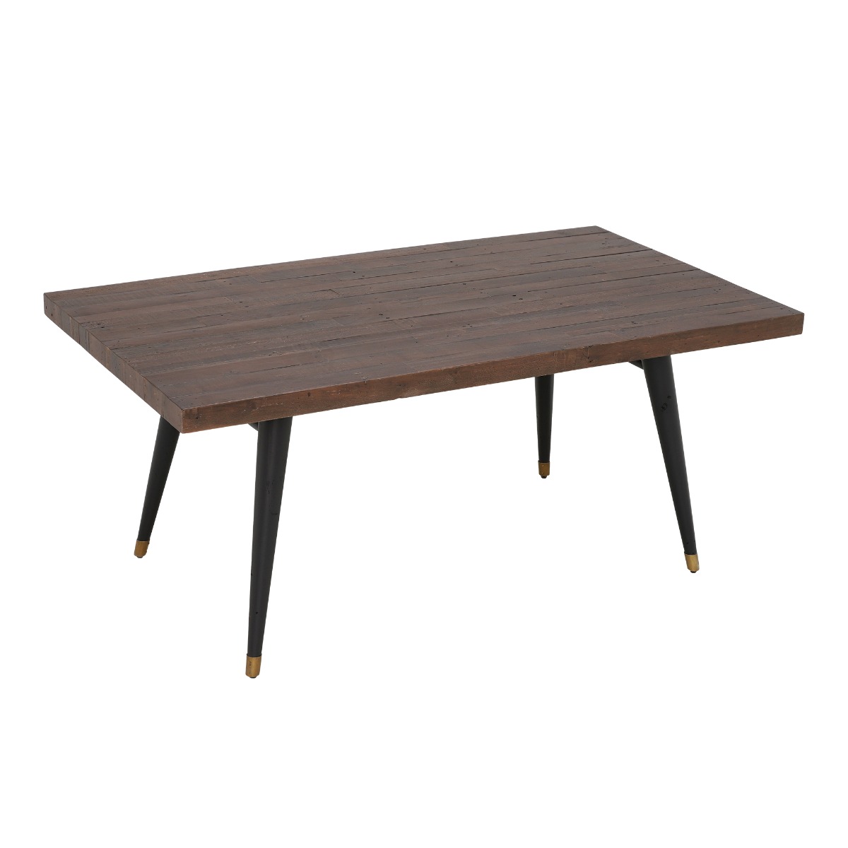 Modi Reclaimed Wood 180cm Dining Table, Seats 4-6, Rustic Saddle Tan