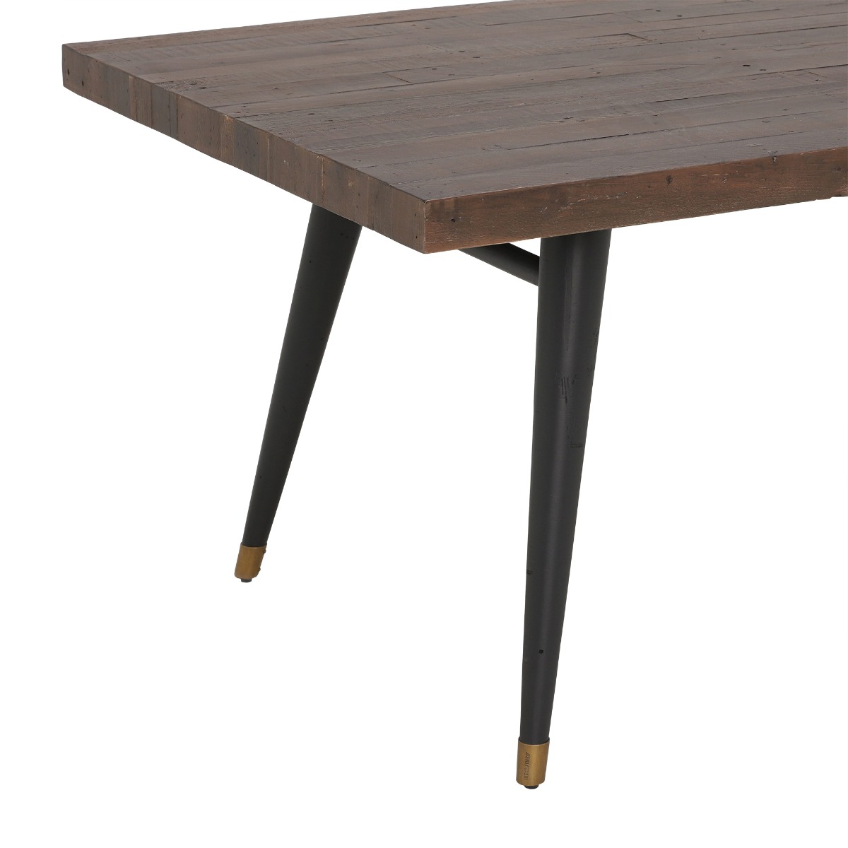 Modi Reclaimed Wood 180cm Dining Table, Seats 4-6, Rustic Saddle Tan