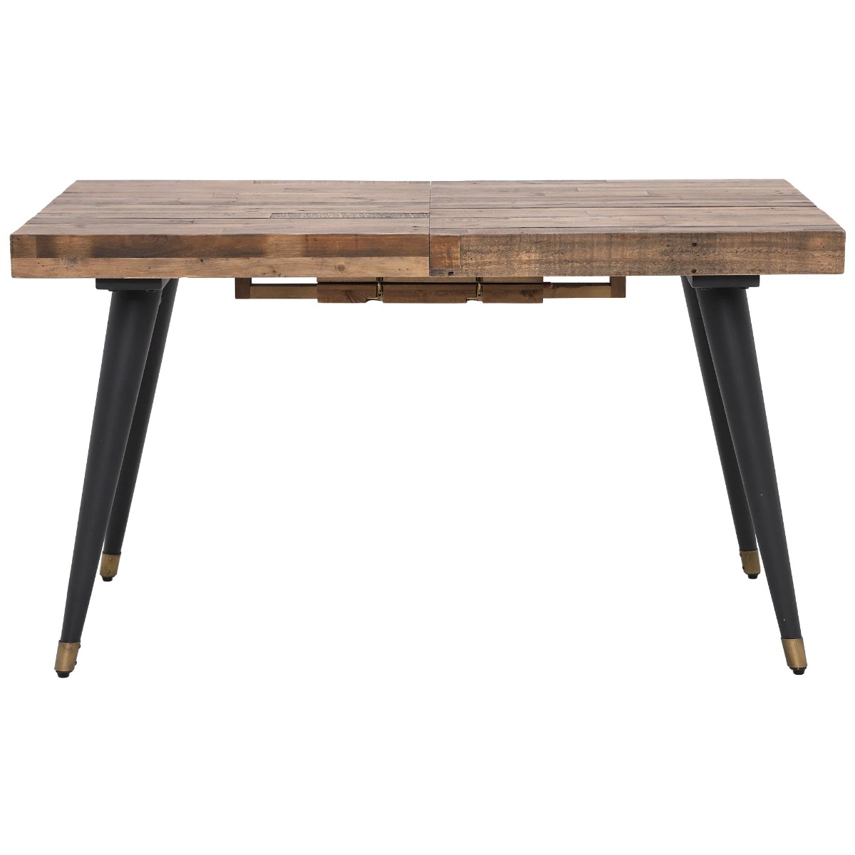 Modi 180cm-240cm Reclaimed Wood Extending Dining Table , Rustic Saddle Tan