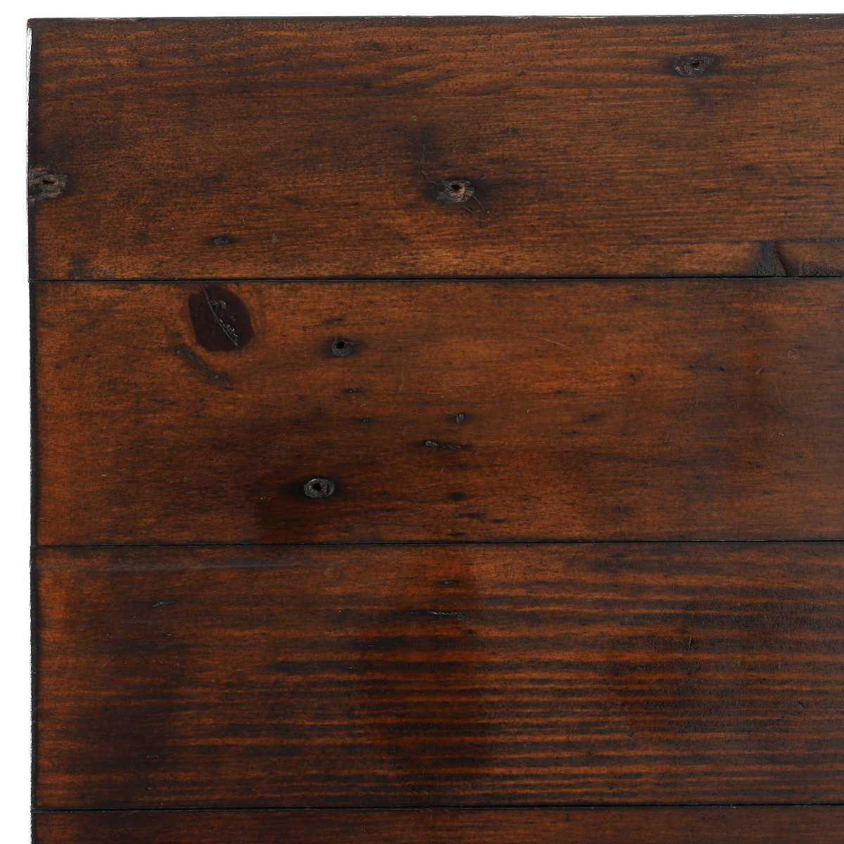 Navajos 3 Drawer Wide Bedside - Reclaimed Pinewood Finish