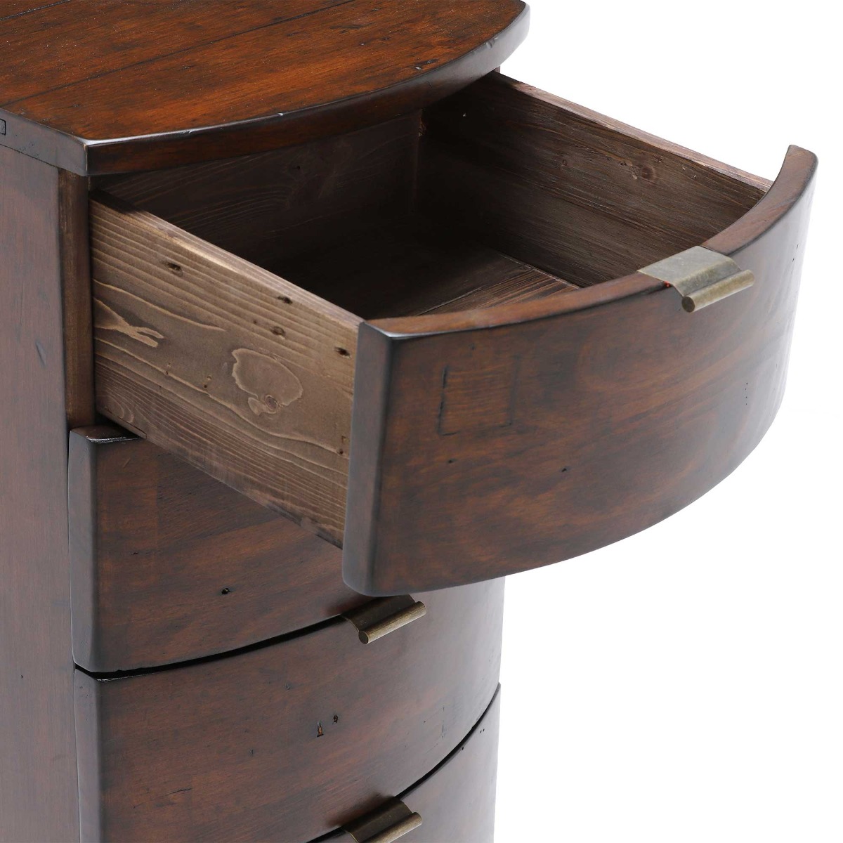 Navajos Reclaimed Wood 7 Drawer Tallboy, Reclaimed Pinewood Finish