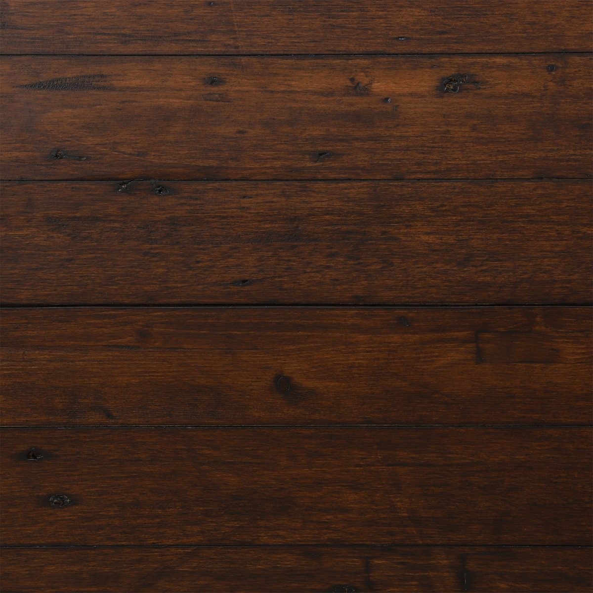 Navajos Dark Brown Reclaimed Wood Panelled King Bed Frame