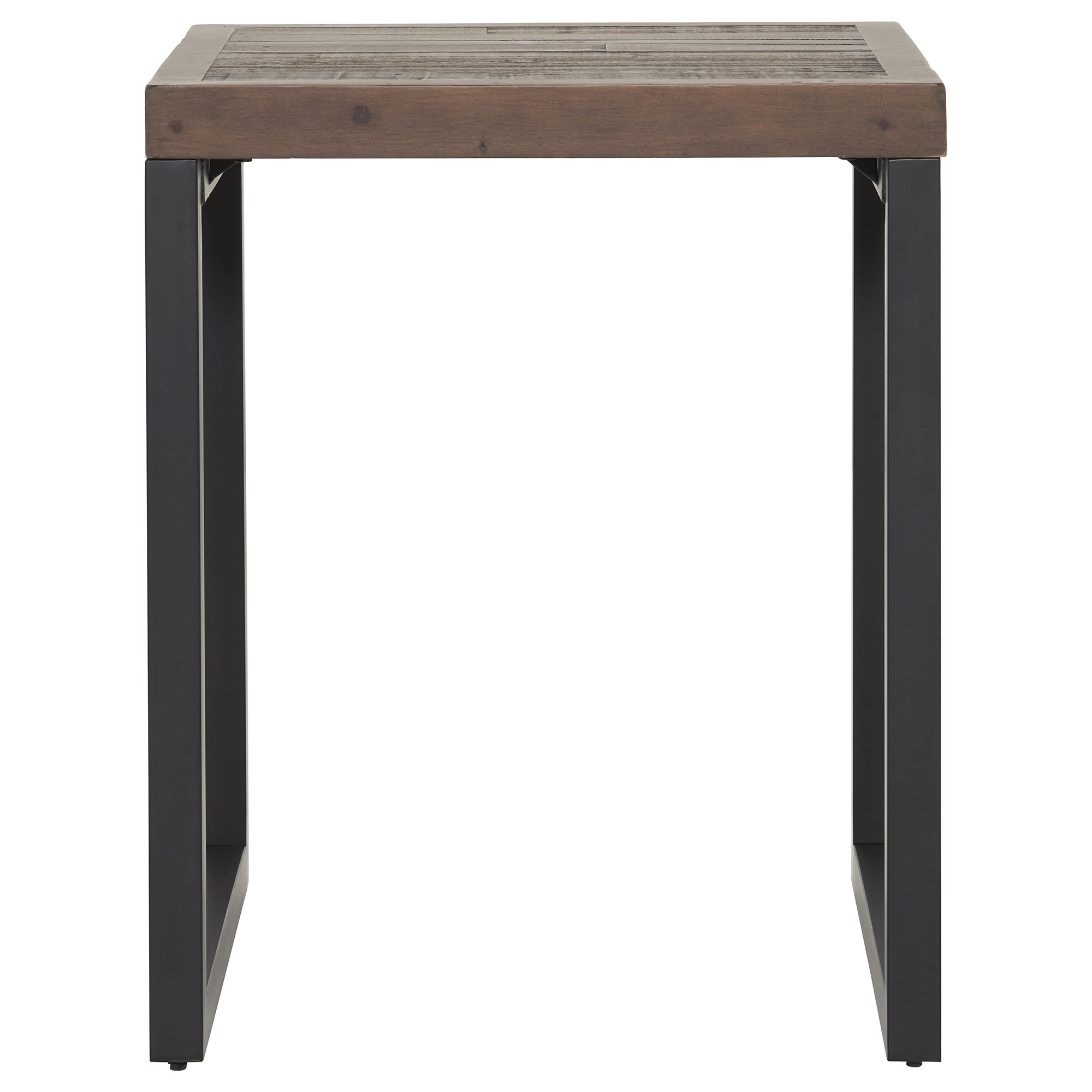 Tacoma 75cm Square Bar Table, Matt Black