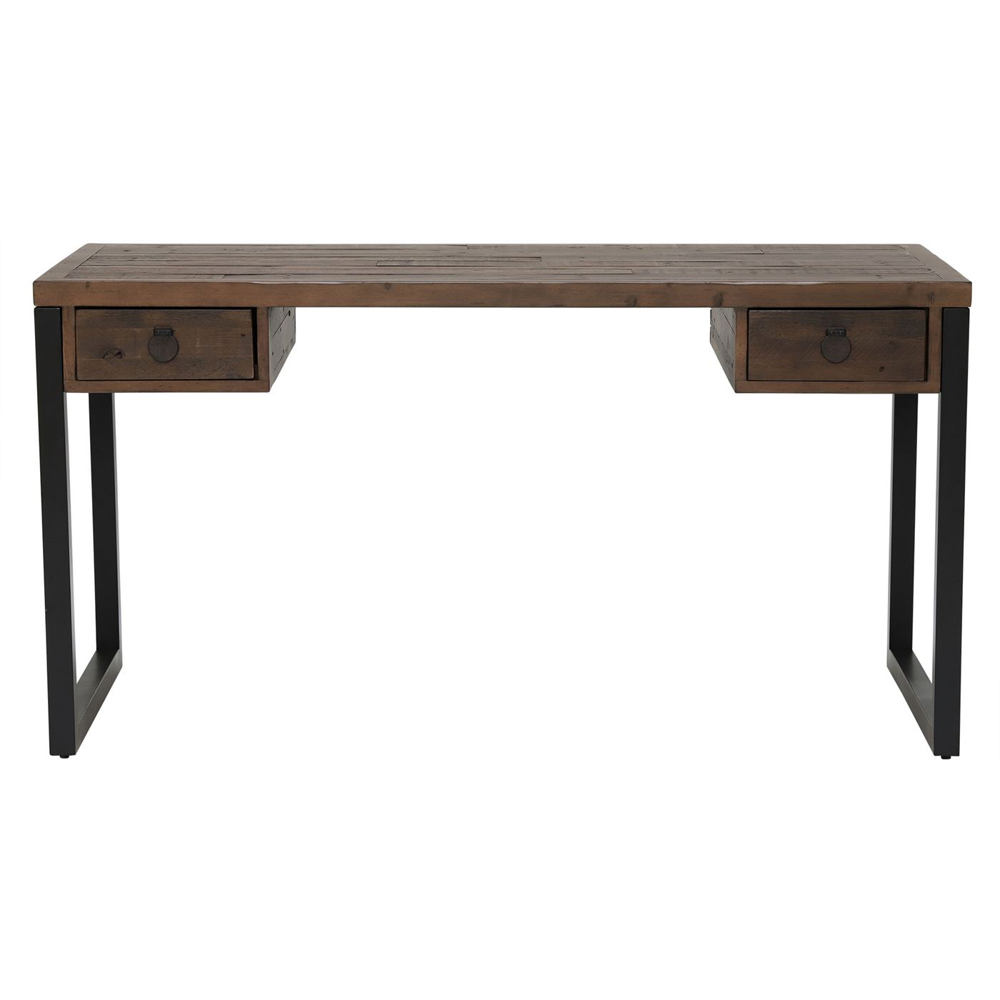 Tacoma Slim Office Desk, Matt Black