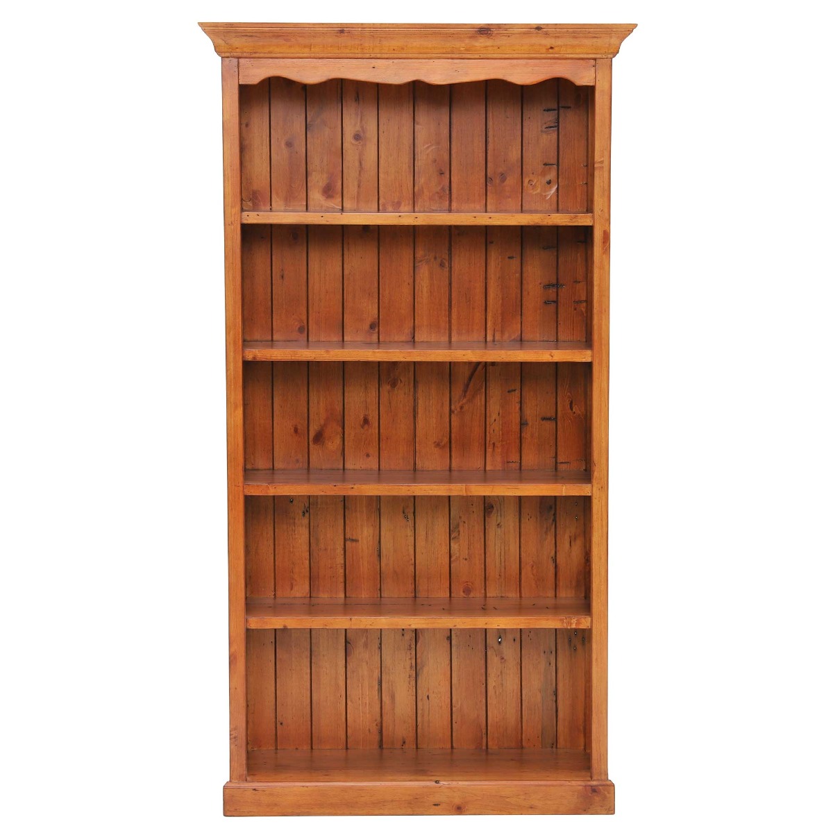Villiers Reclaimed Wood Medium Bookcase, In Vintage Finish